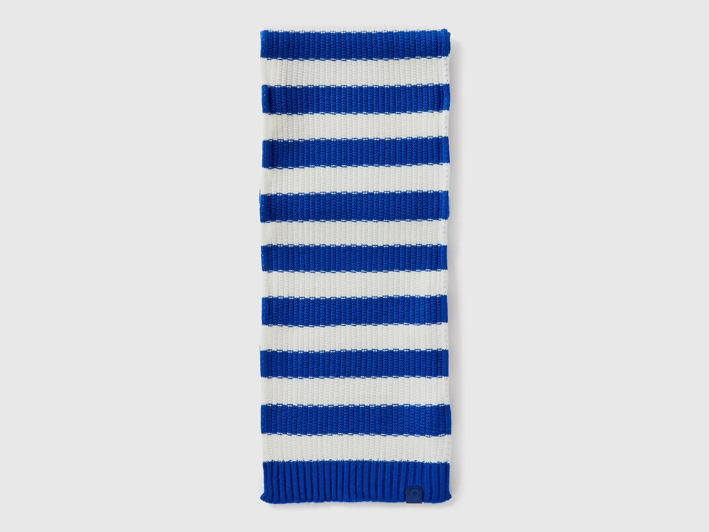 United Colors of Benetton Striped knit scarf