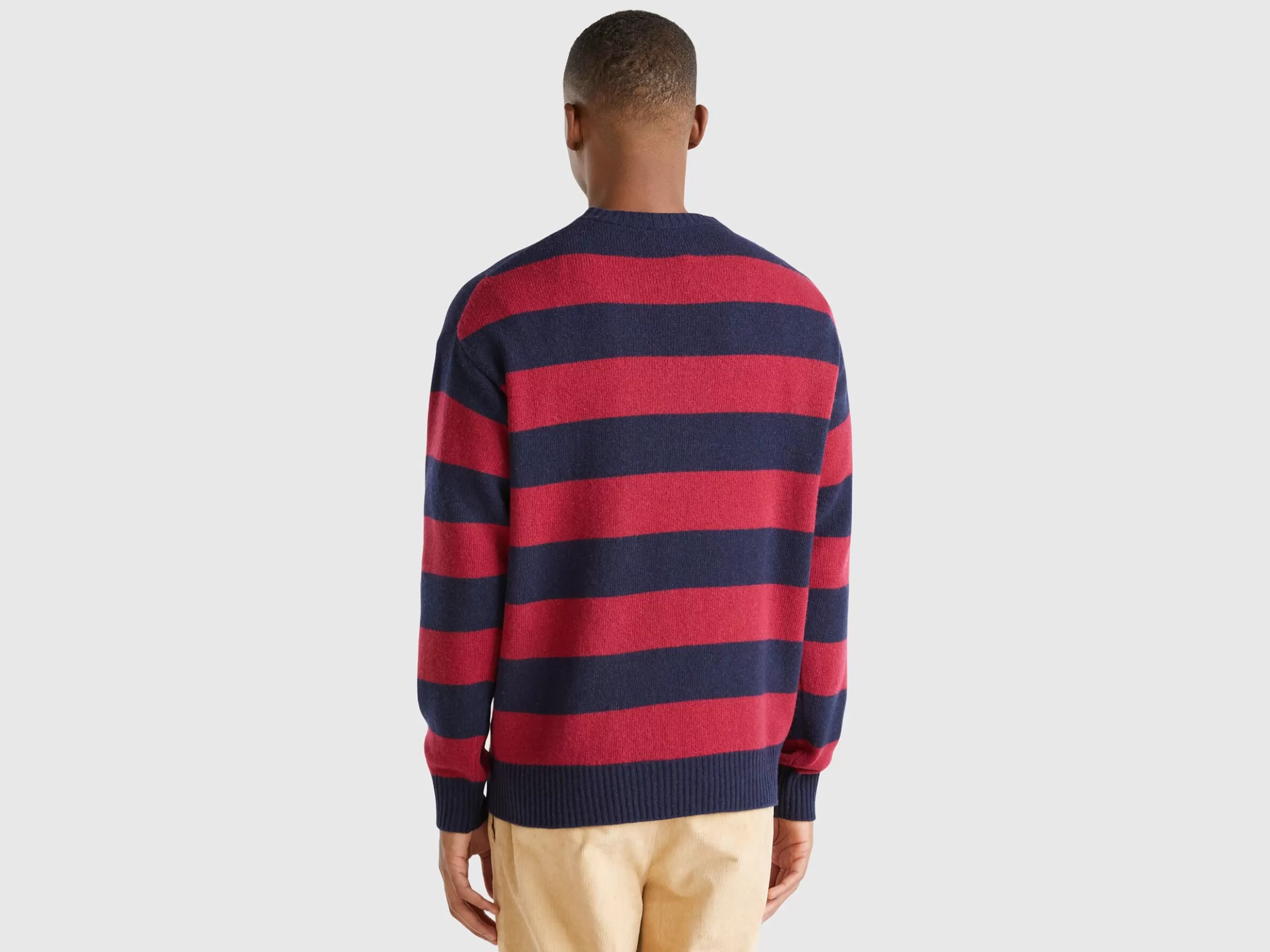 United Colors of Benetton Striped sweater in wool blend