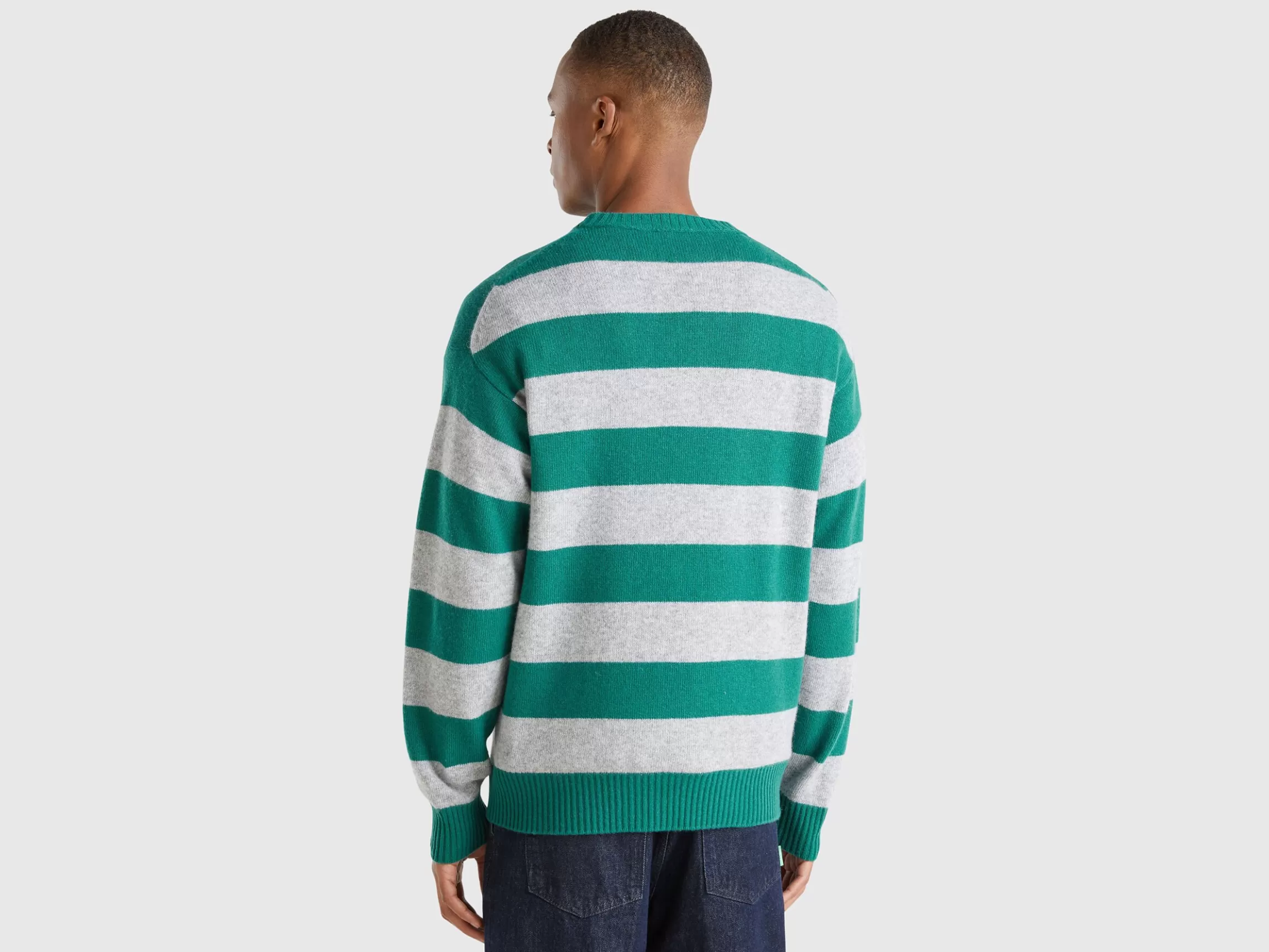 United Colors of Benetton Striped sweater in wool blend