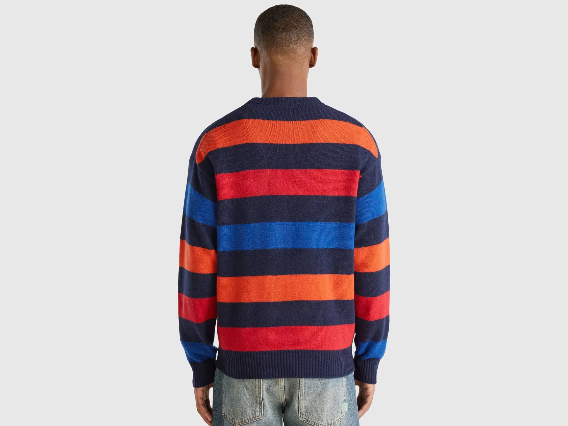 United Colors of Benetton Striped sweater in wool blend