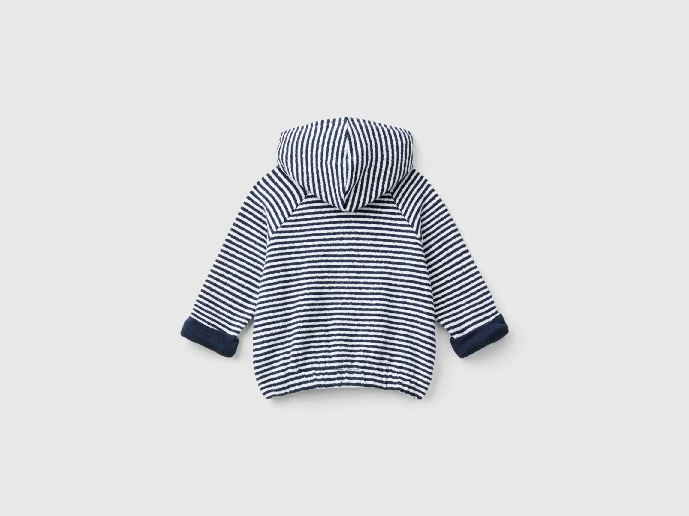 United Colors of Benetton Striped sweatshirt in recycled cotton blend