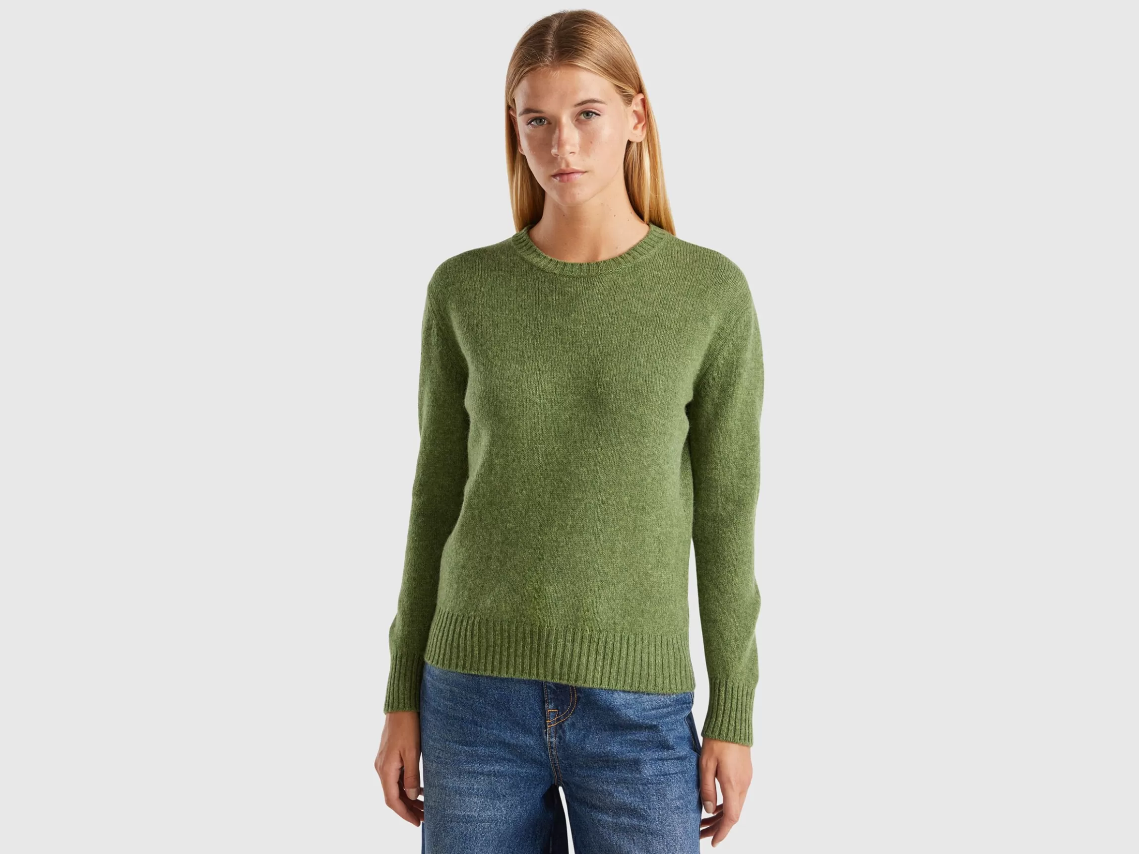 United Colors of Benetton Sweater in pure Shetland wool