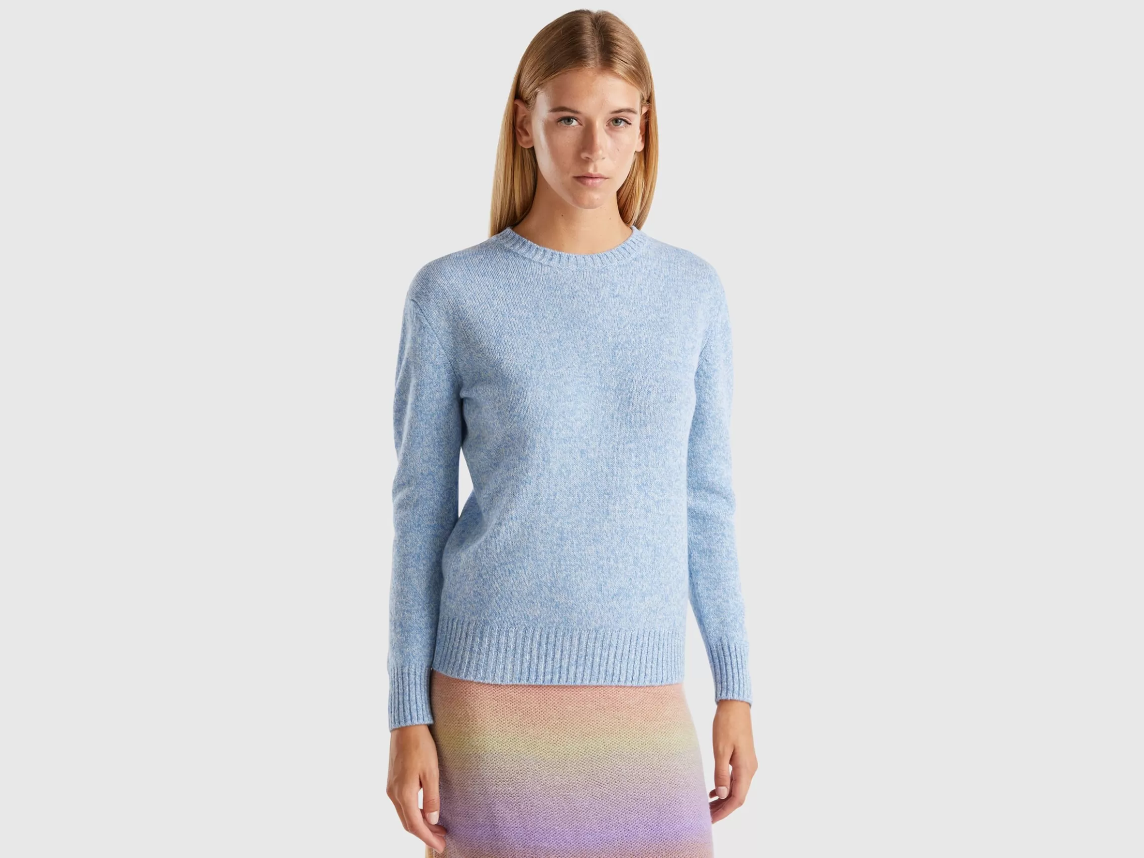 United Colors of Benetton Sweater in pure Shetland wool