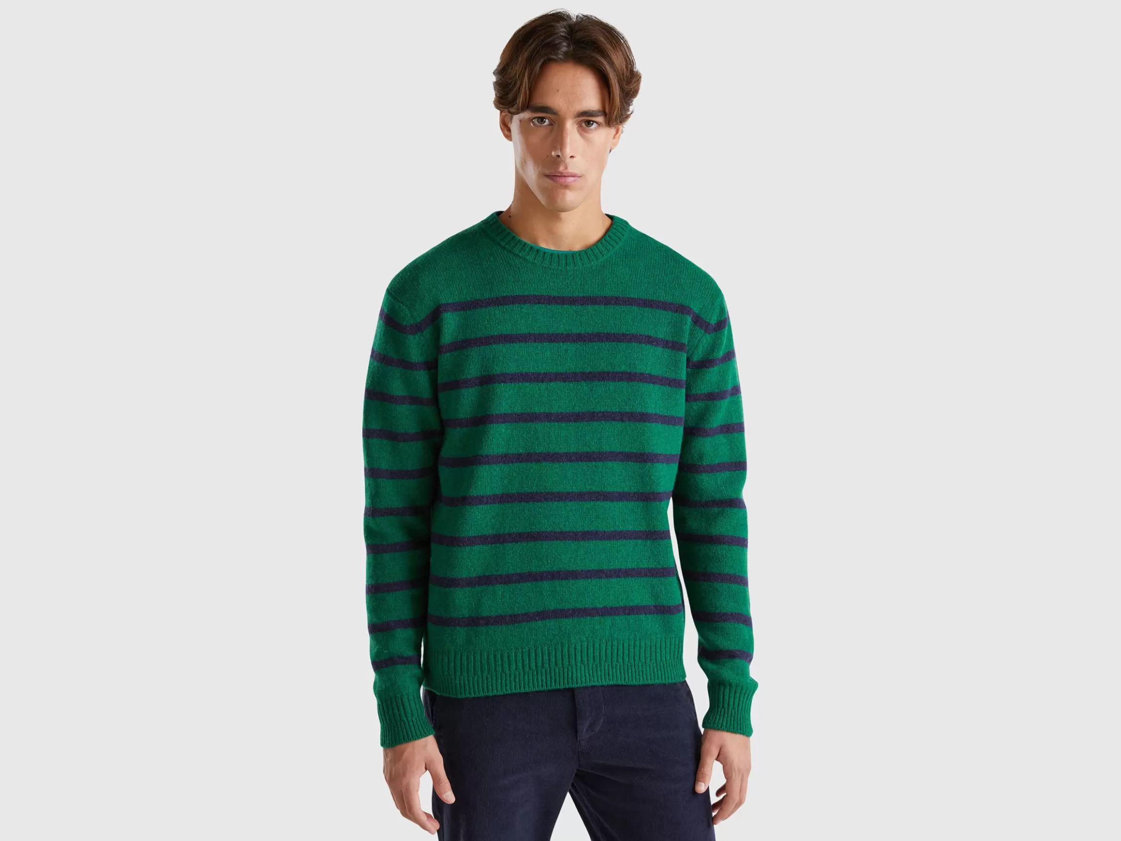 United Colors of Benetton Sweater in pure Shetland wool