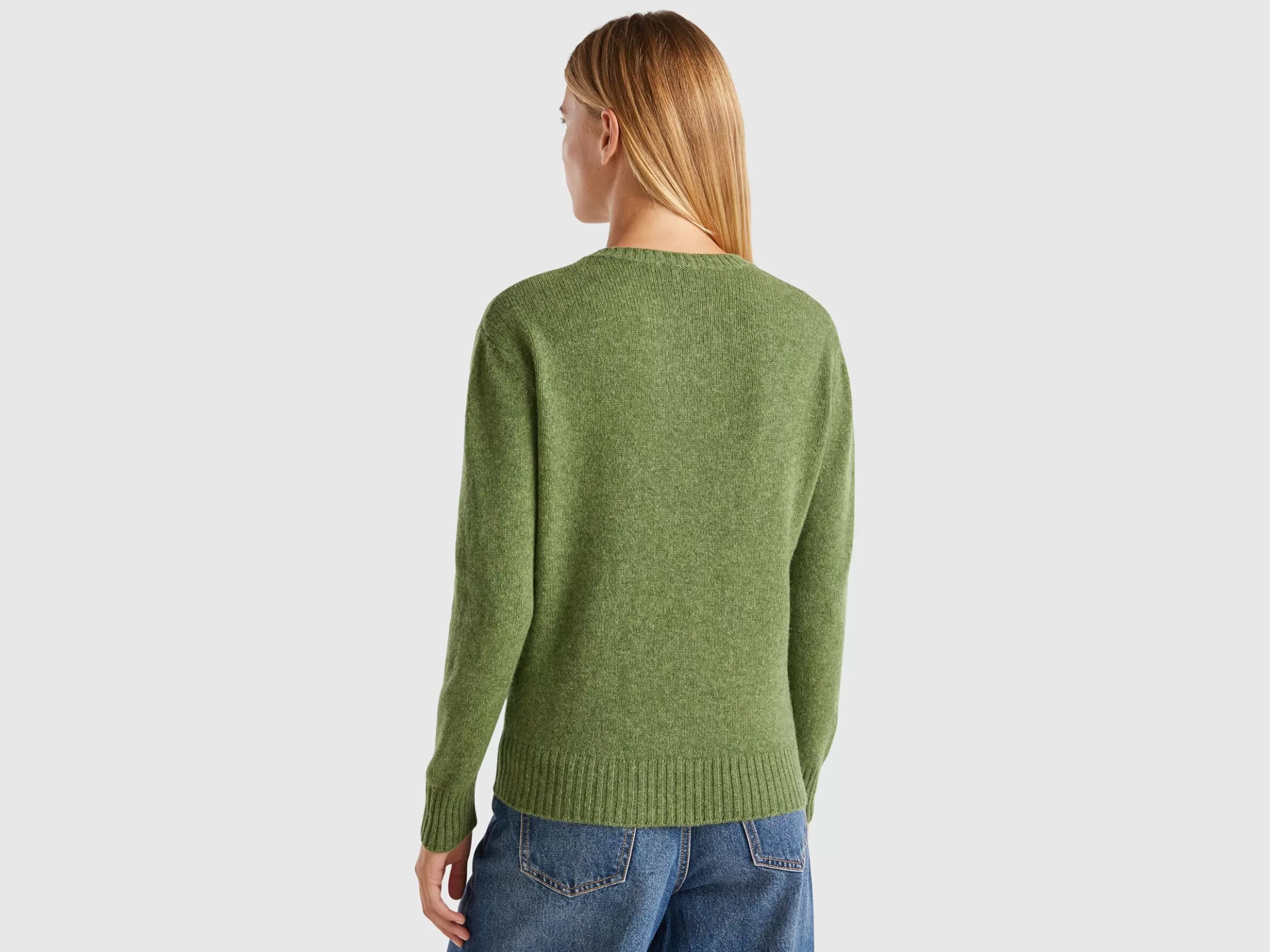 United Colors of Benetton Sweater in pure Shetland wool