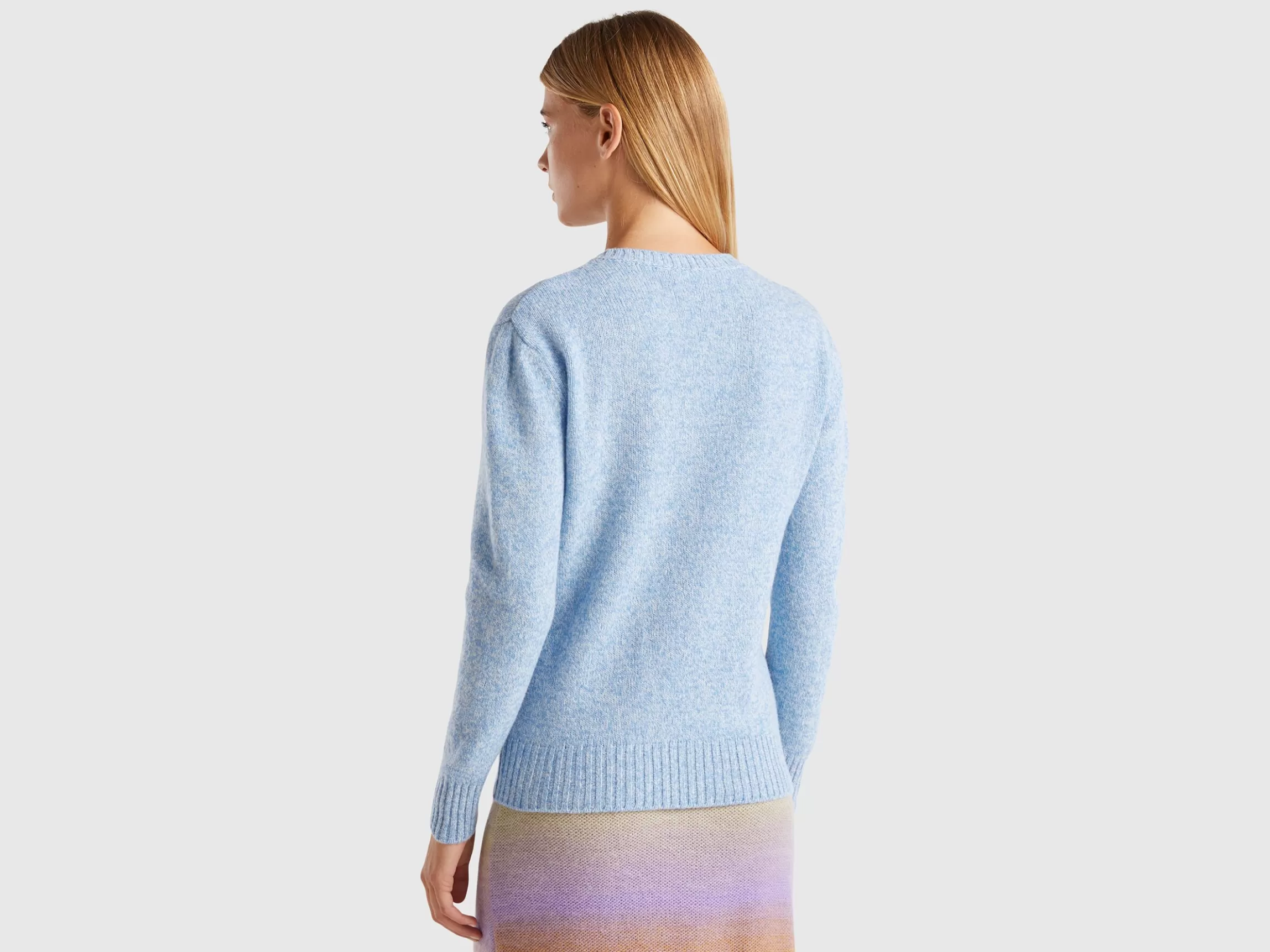 United Colors of Benetton Sweater in pure Shetland wool