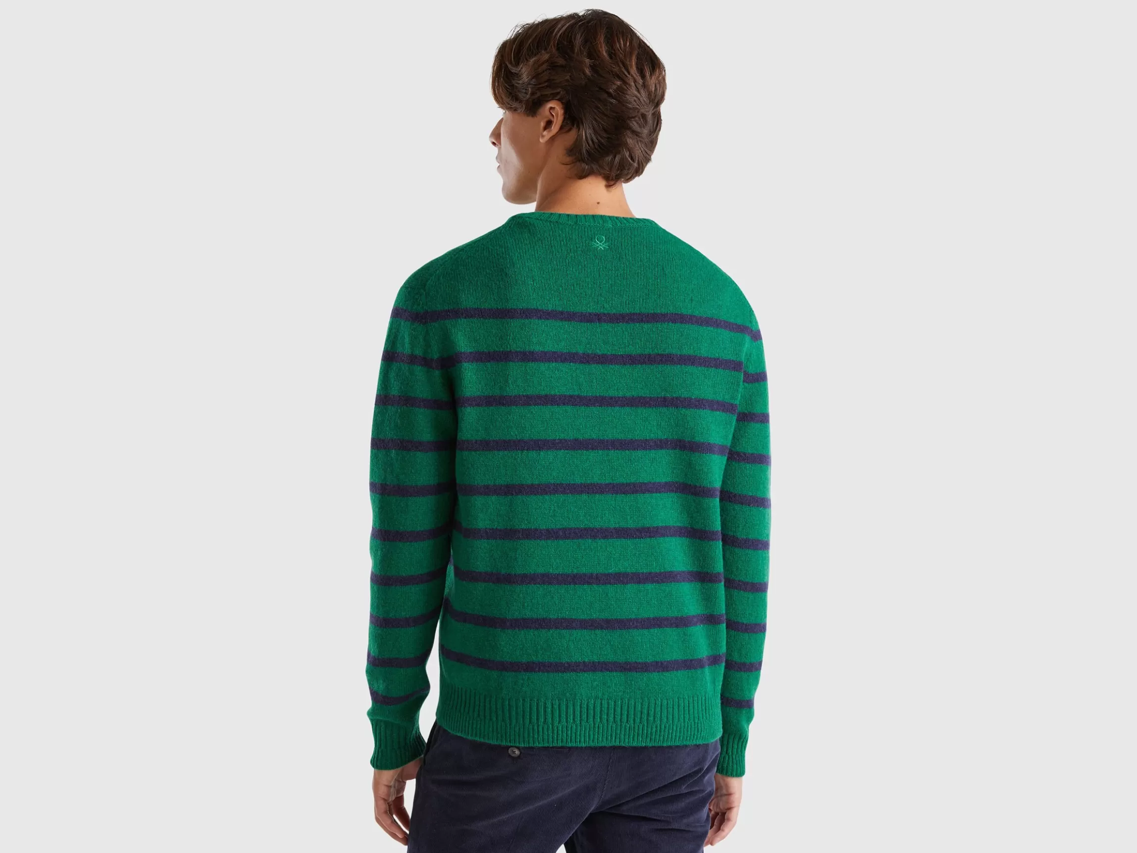 United Colors of Benetton Sweater in pure Shetland wool