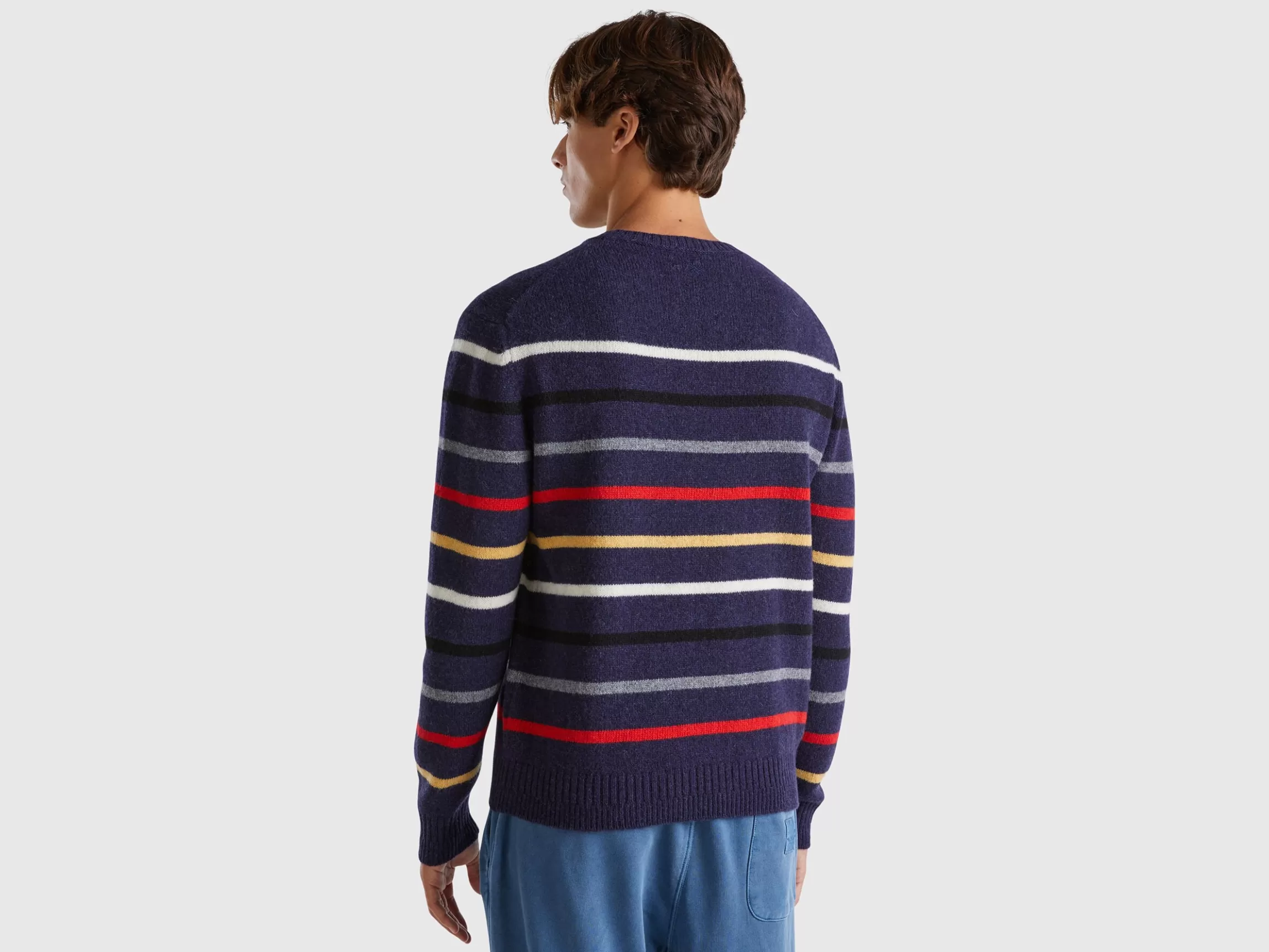 United Colors of Benetton Sweater in pure Shetland wool