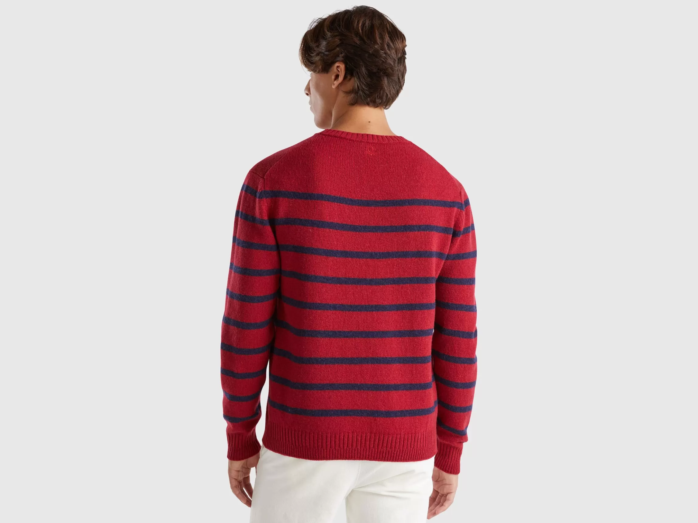 United Colors of Benetton Sweater in pure Shetland wool