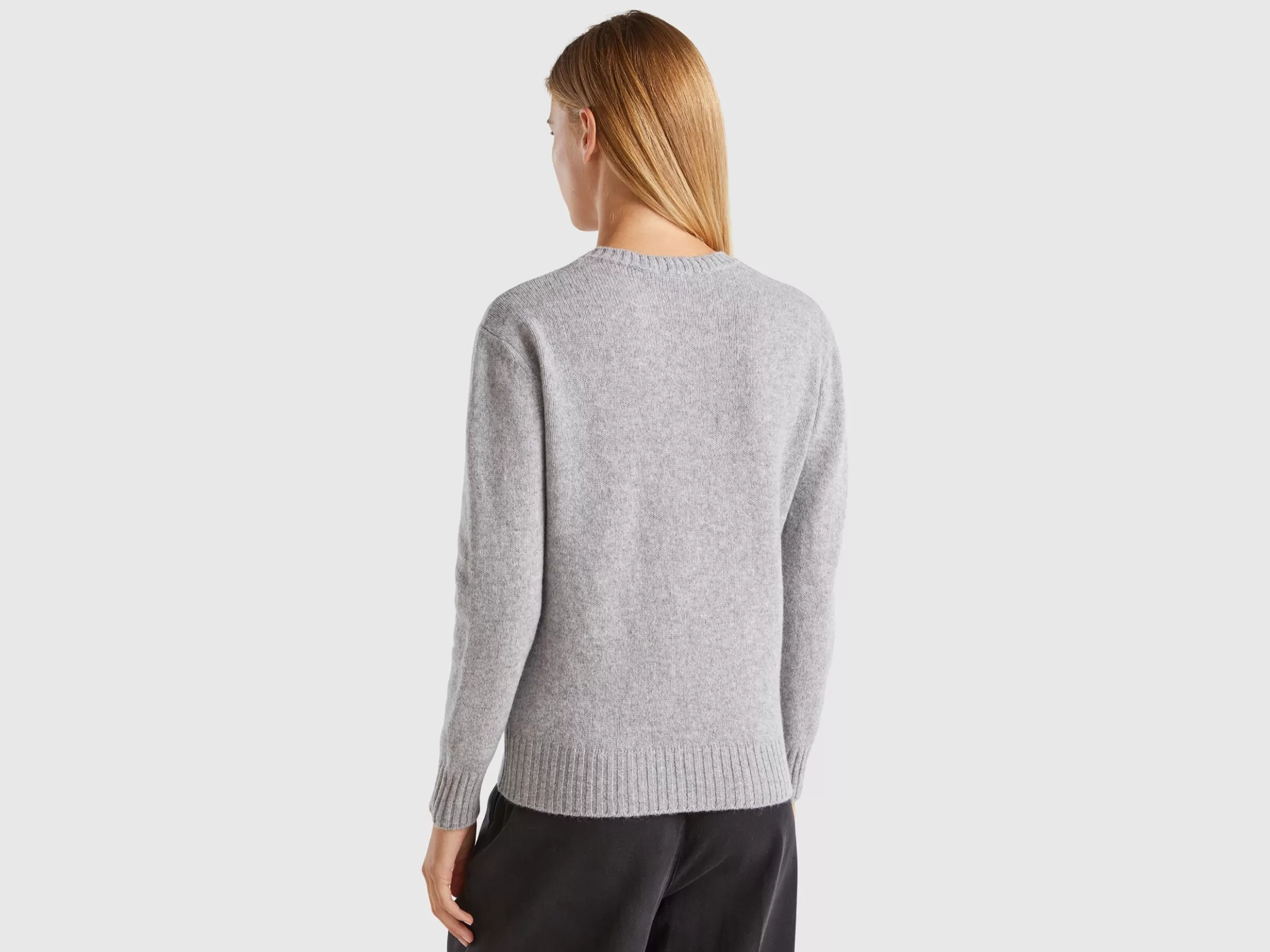 United Colors of Benetton Sweater in pure Shetland wool