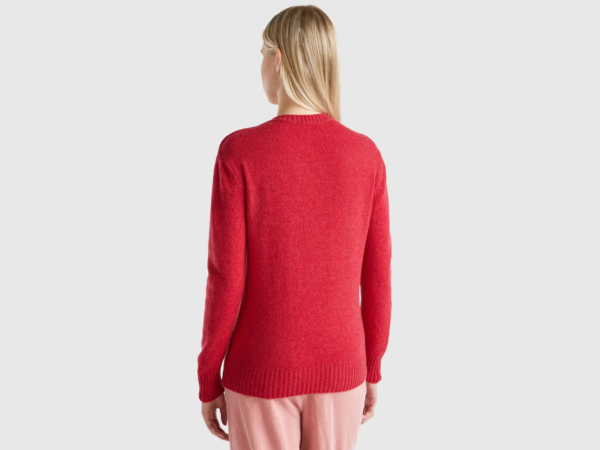 United Colors of Benetton Sweater in pure Shetland wool