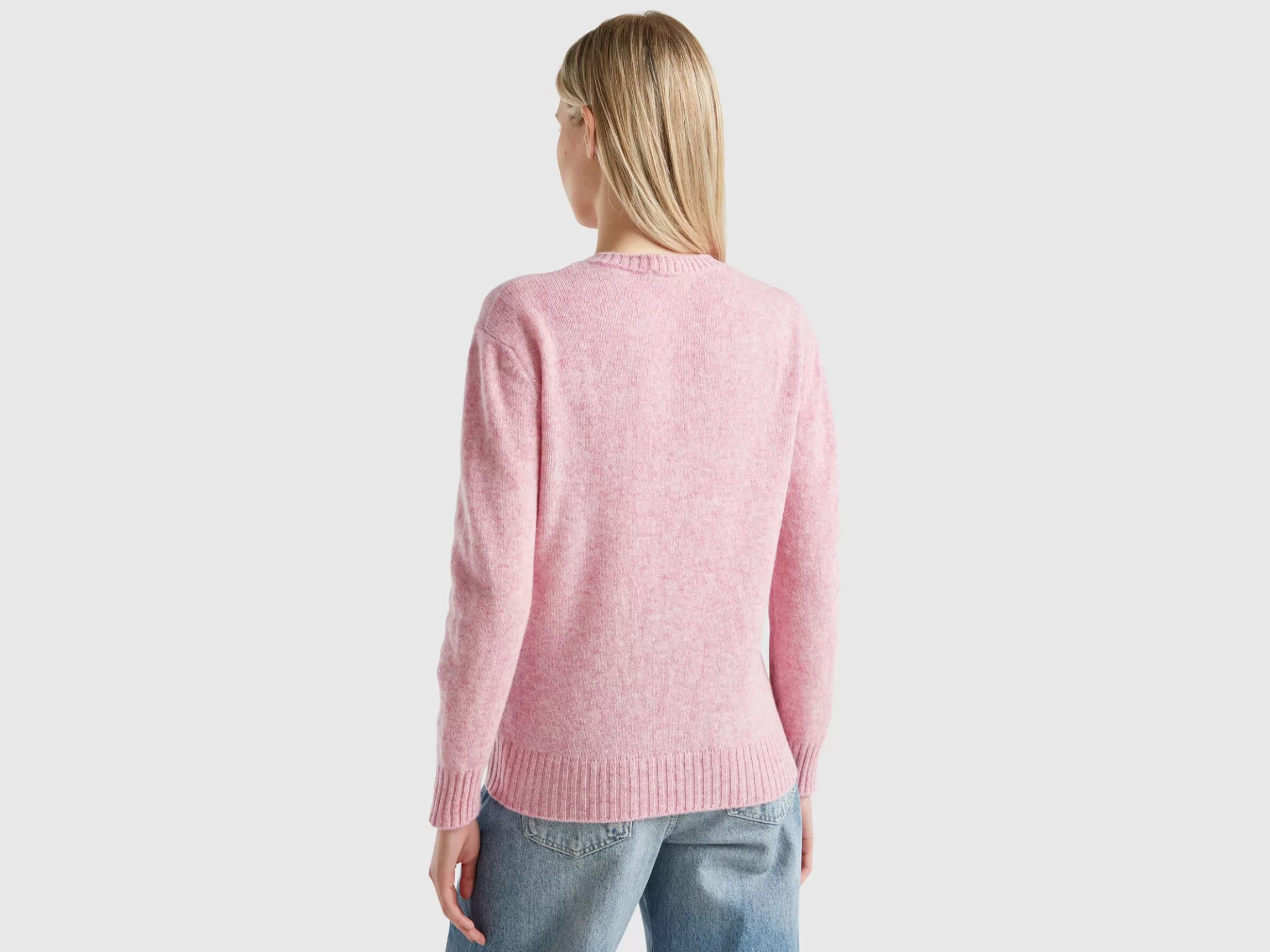 United Colors of Benetton Sweater in pure Shetland wool