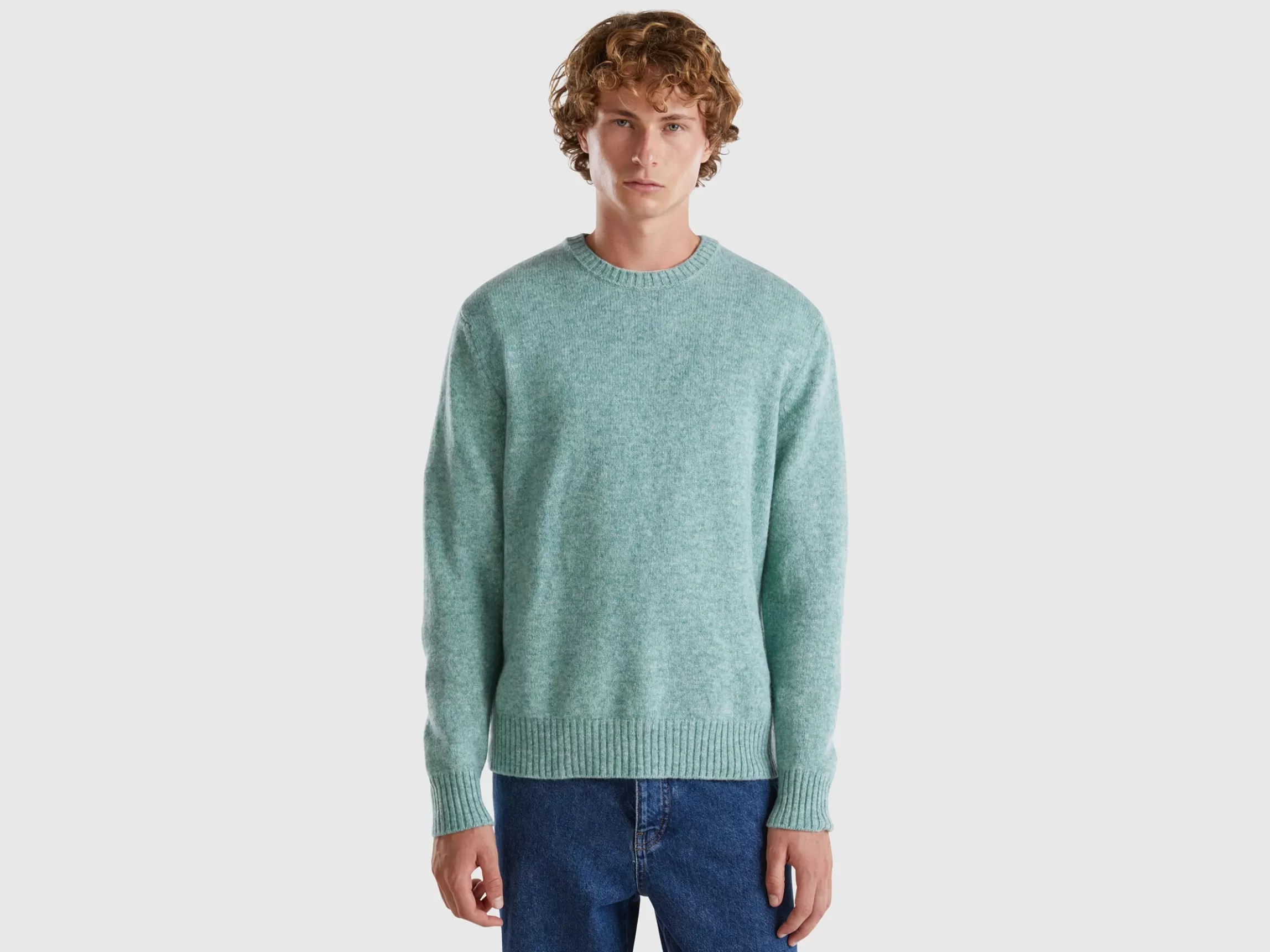 United Colors of Benetton Sweater in Shetland wool