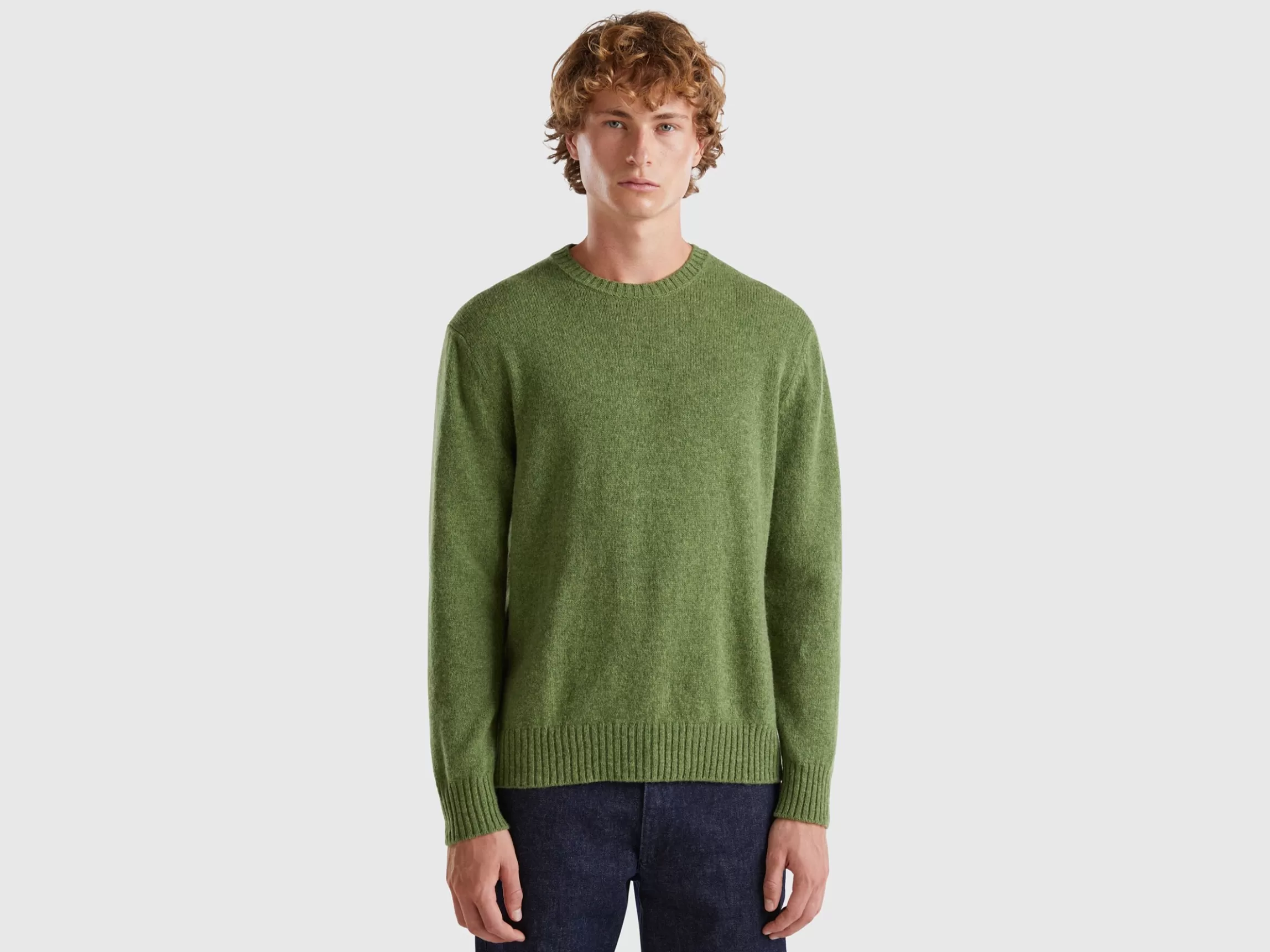 United Colors of Benetton Sweater in Shetland wool