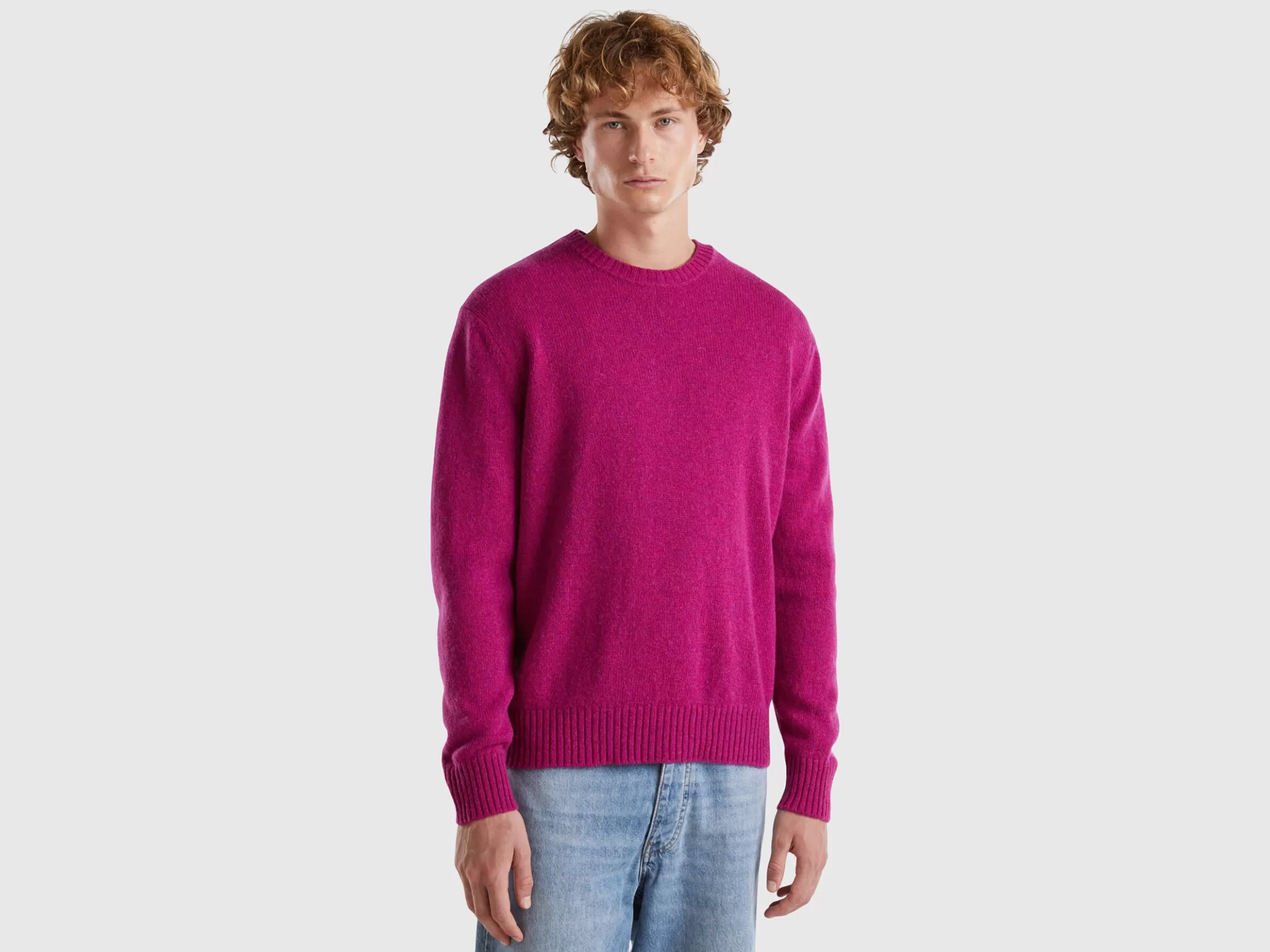 United Colors of Benetton Sweater in Shetland wool