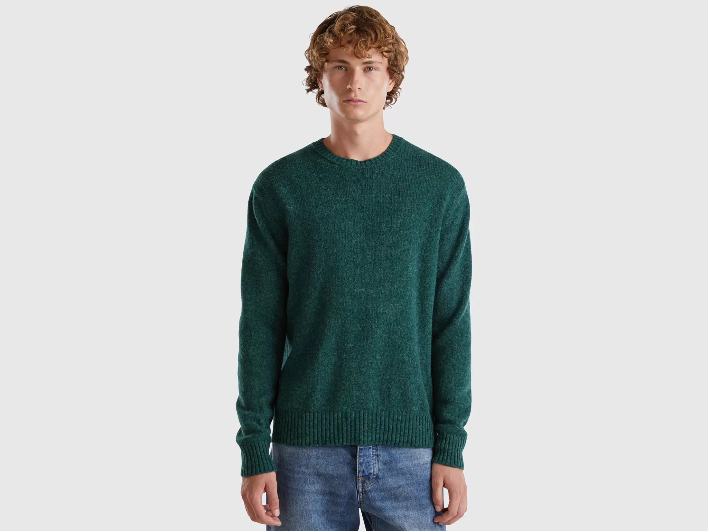 United Colors of Benetton Sweater in Shetland wool