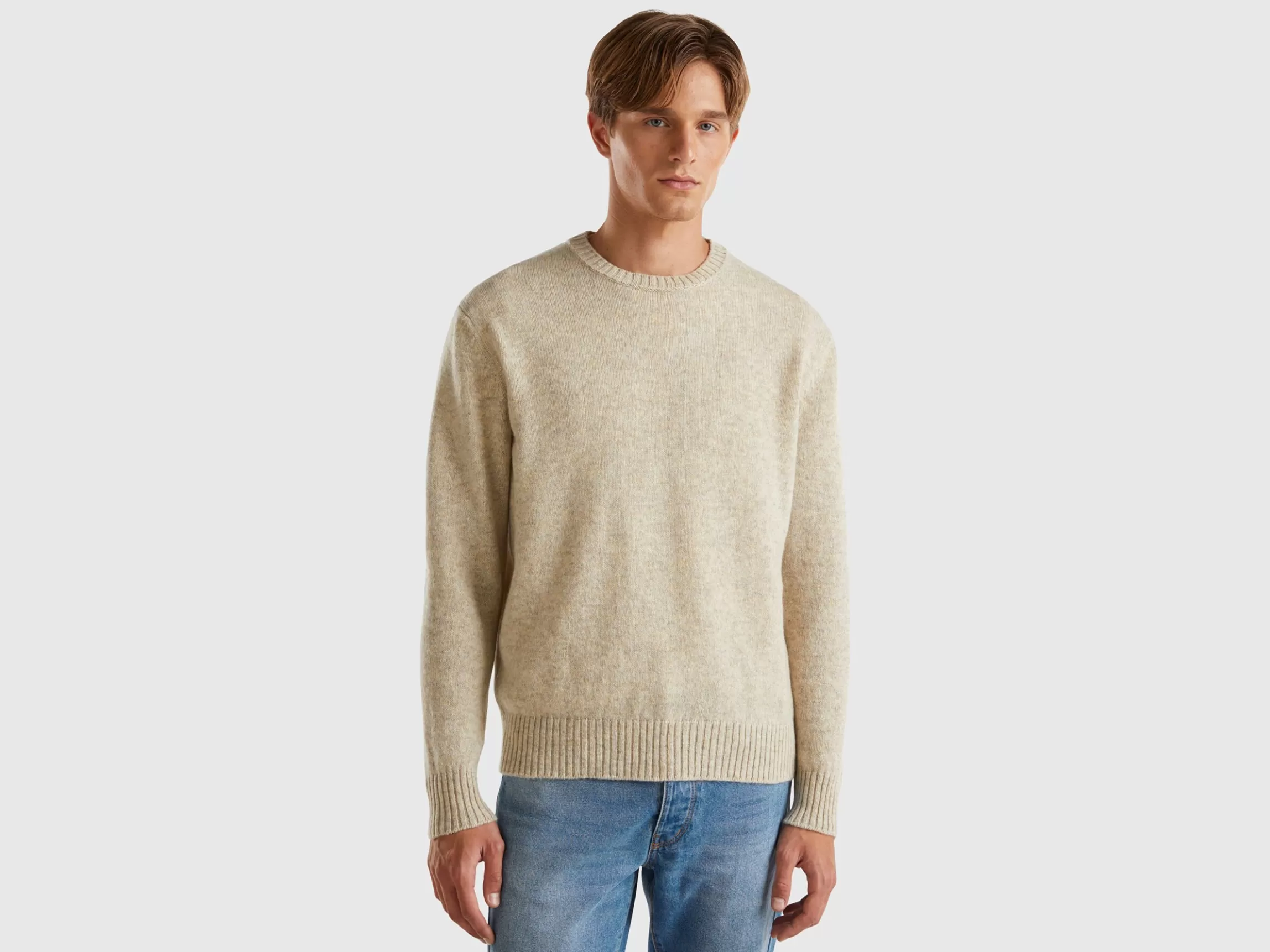 United Colors of Benetton Sweater in Shetland wool