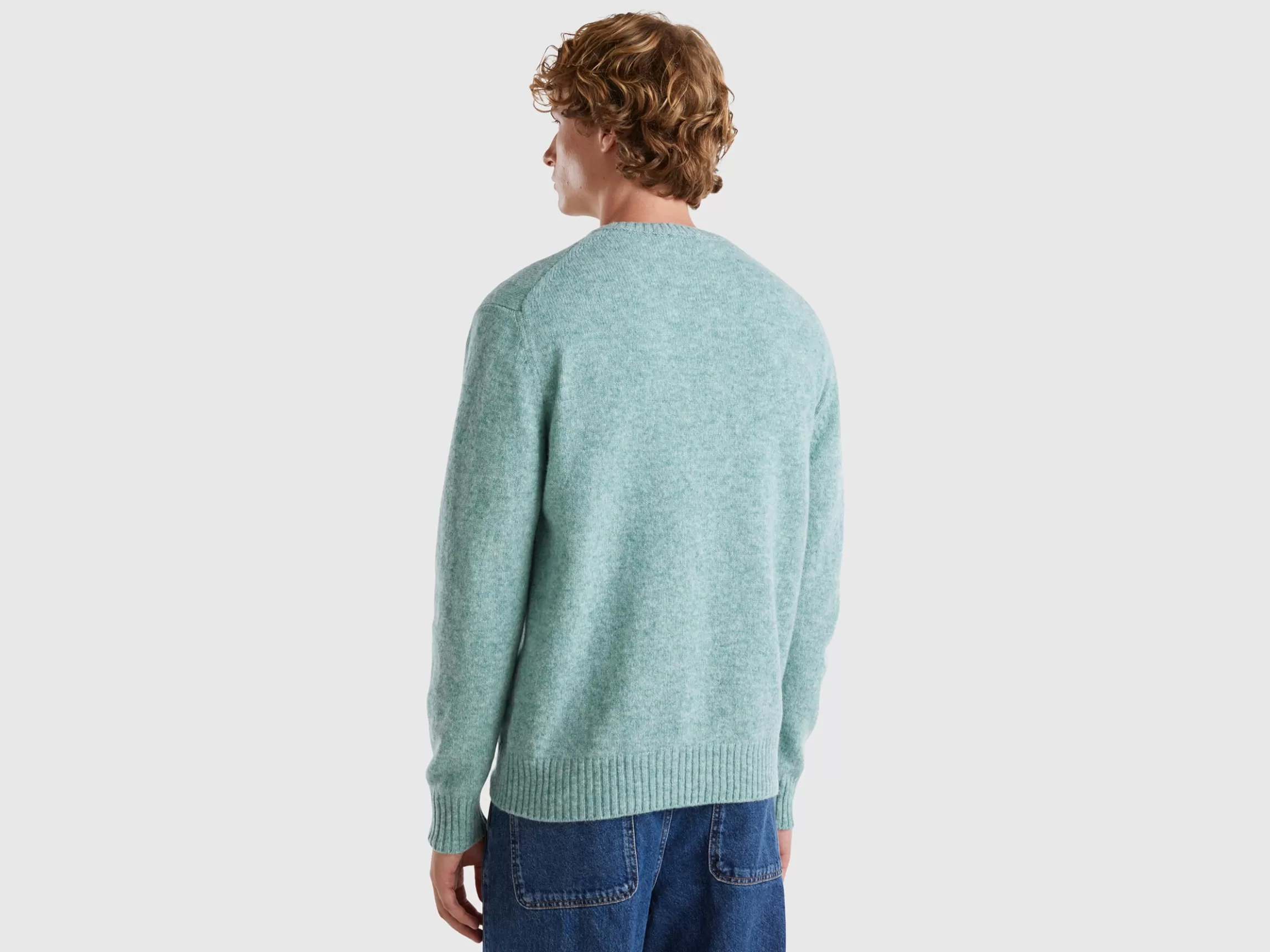 United Colors of Benetton Sweater in Shetland wool