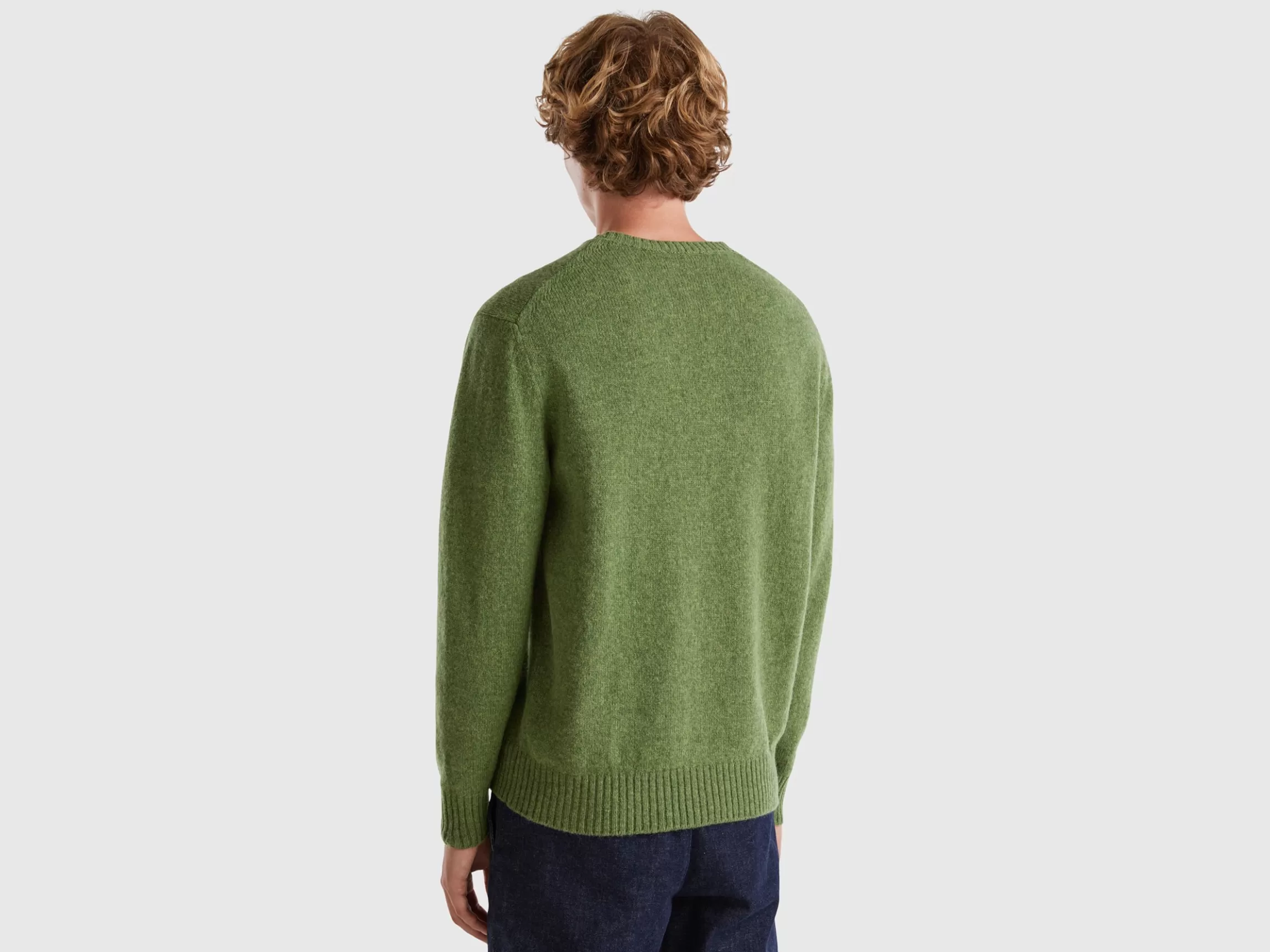 United Colors of Benetton Sweater in Shetland wool