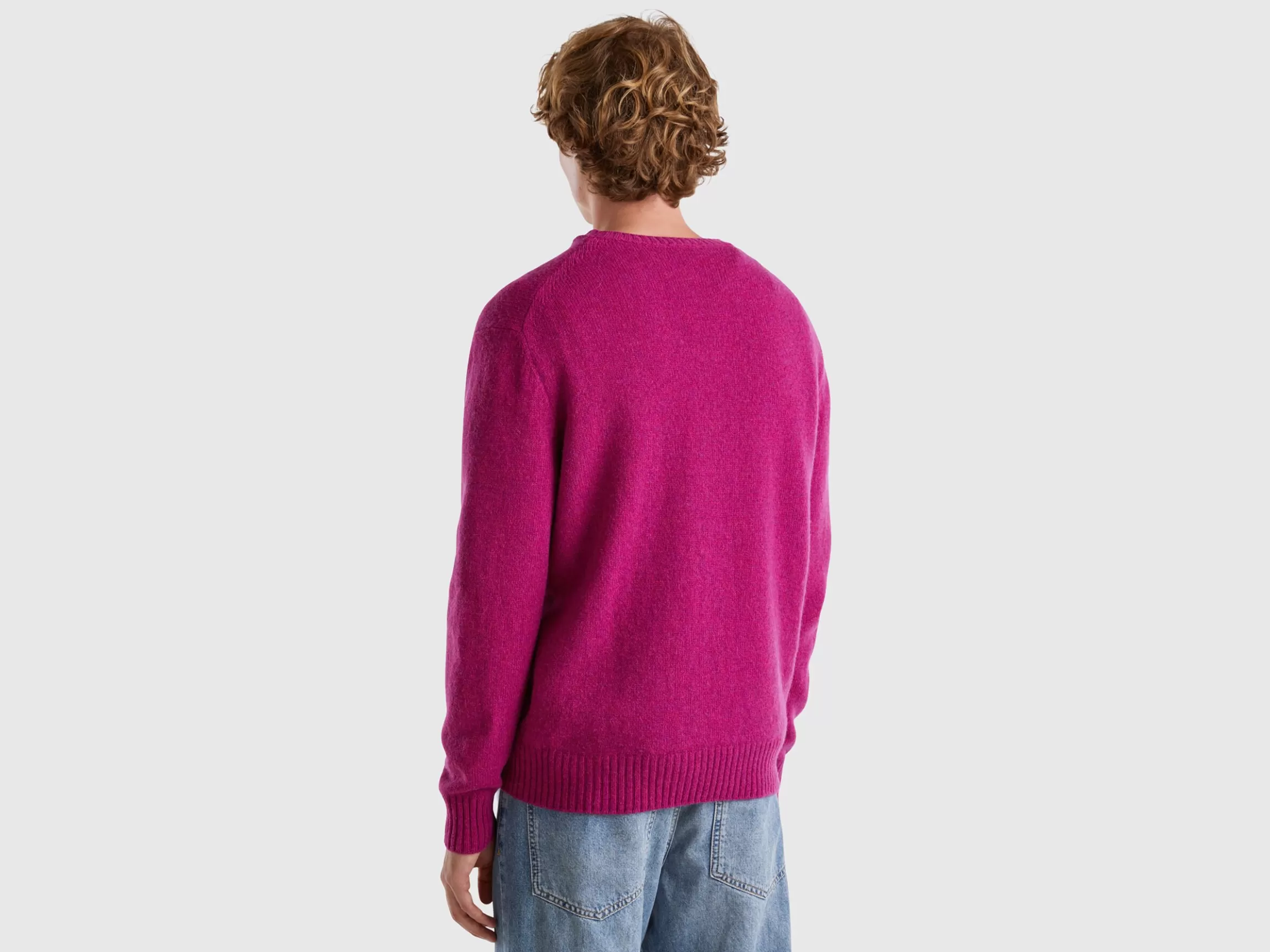 United Colors of Benetton Sweater in Shetland wool