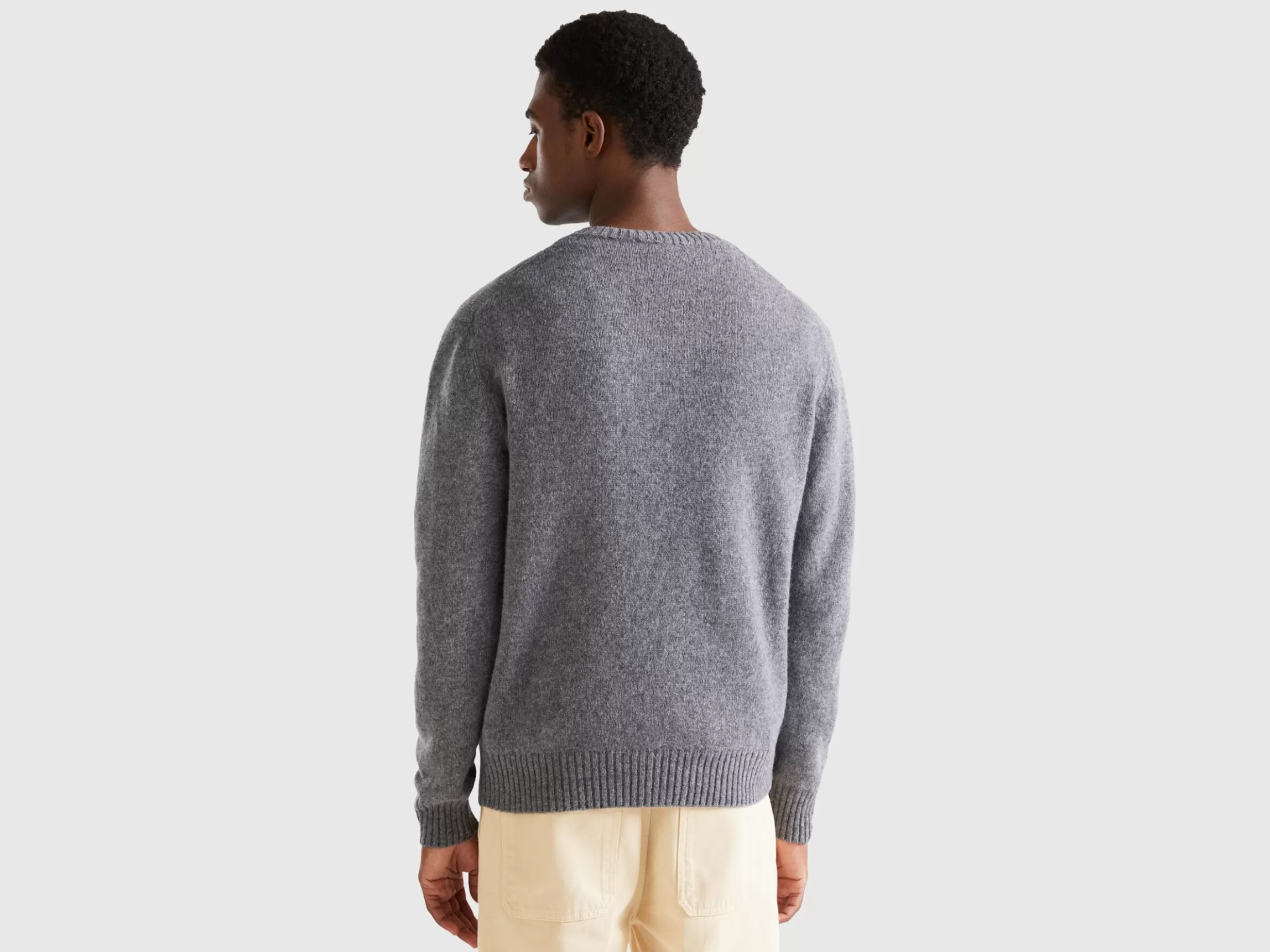 United Colors of Benetton Sweater in Shetland wool