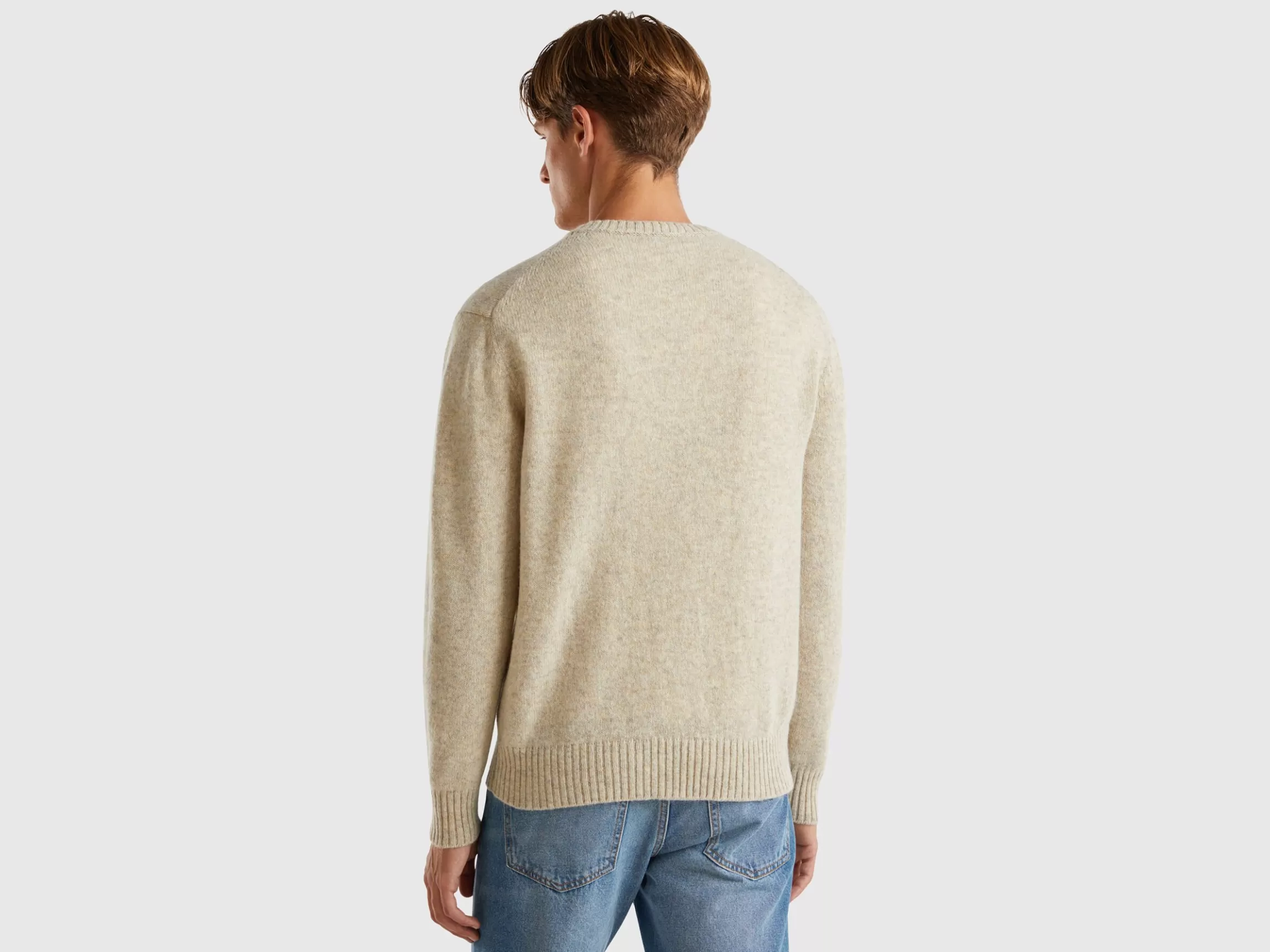 United Colors of Benetton Sweater in Shetland wool