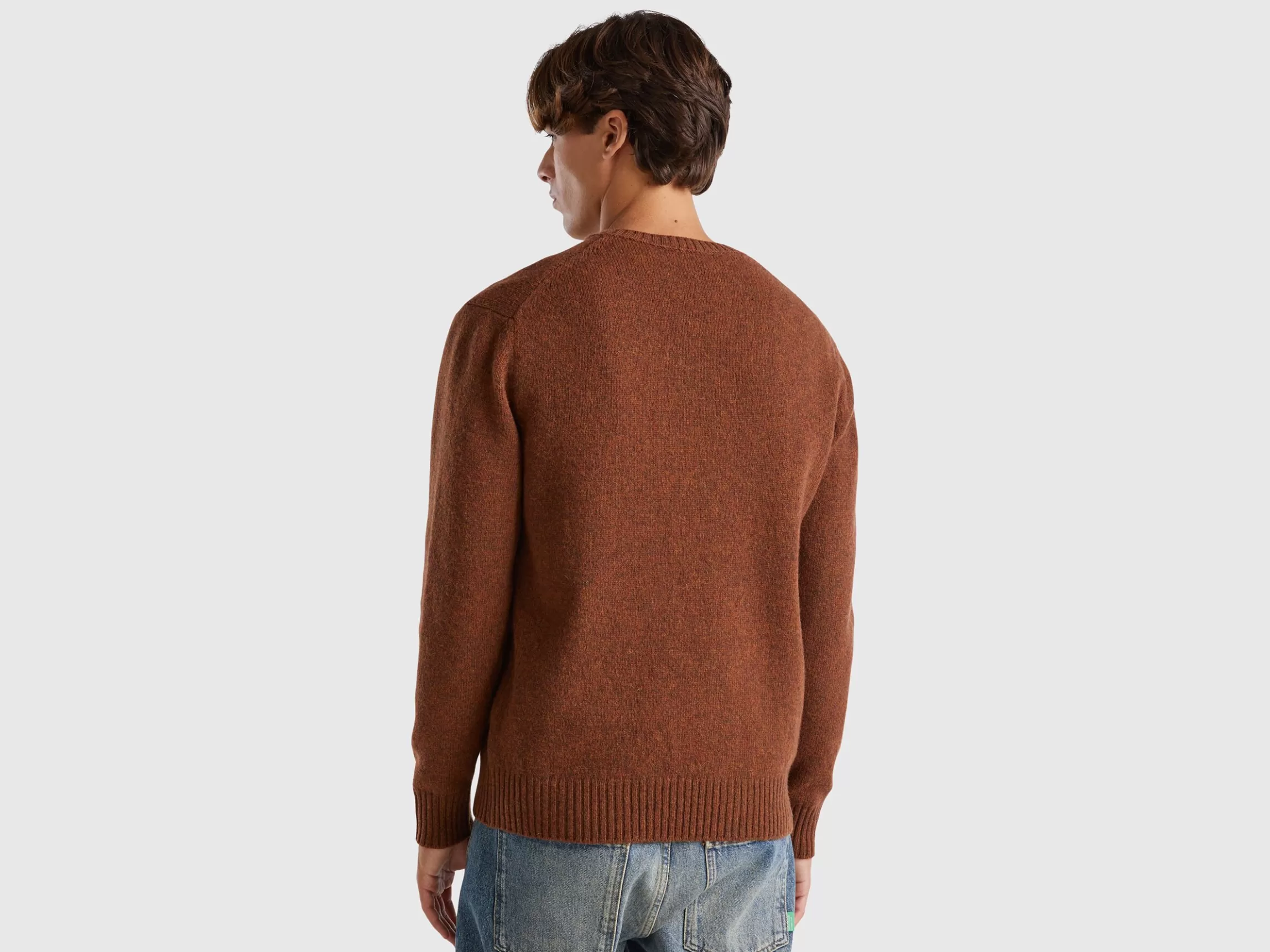 United Colors of Benetton Sweater in Shetland wool