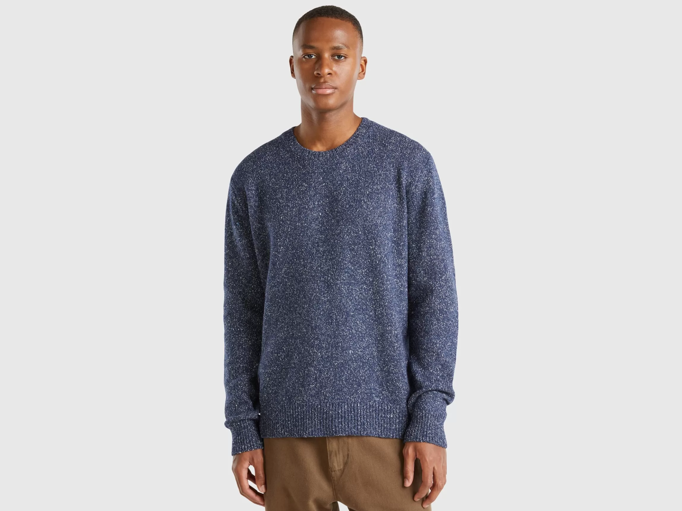 United Colors of Benetton Sweater in wool and silk blend