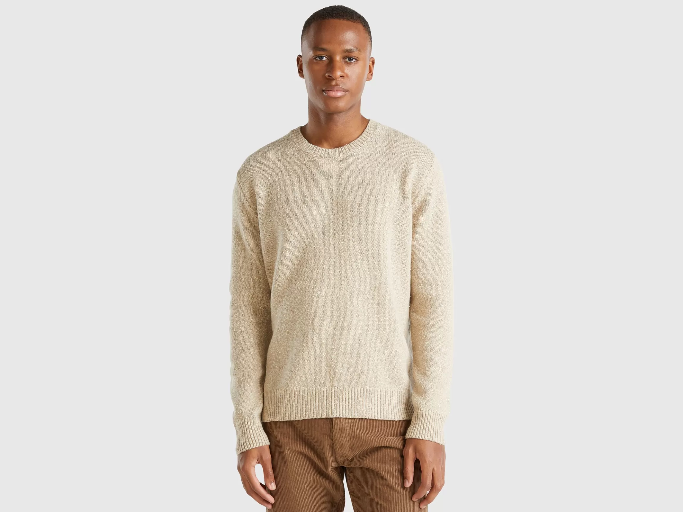 United Colors of Benetton Sweater in wool and silk blend