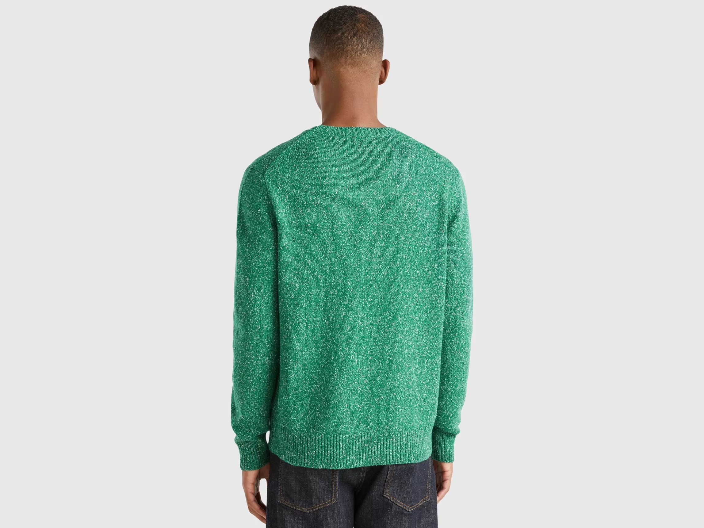 United Colors of Benetton Sweater in wool and silk blend