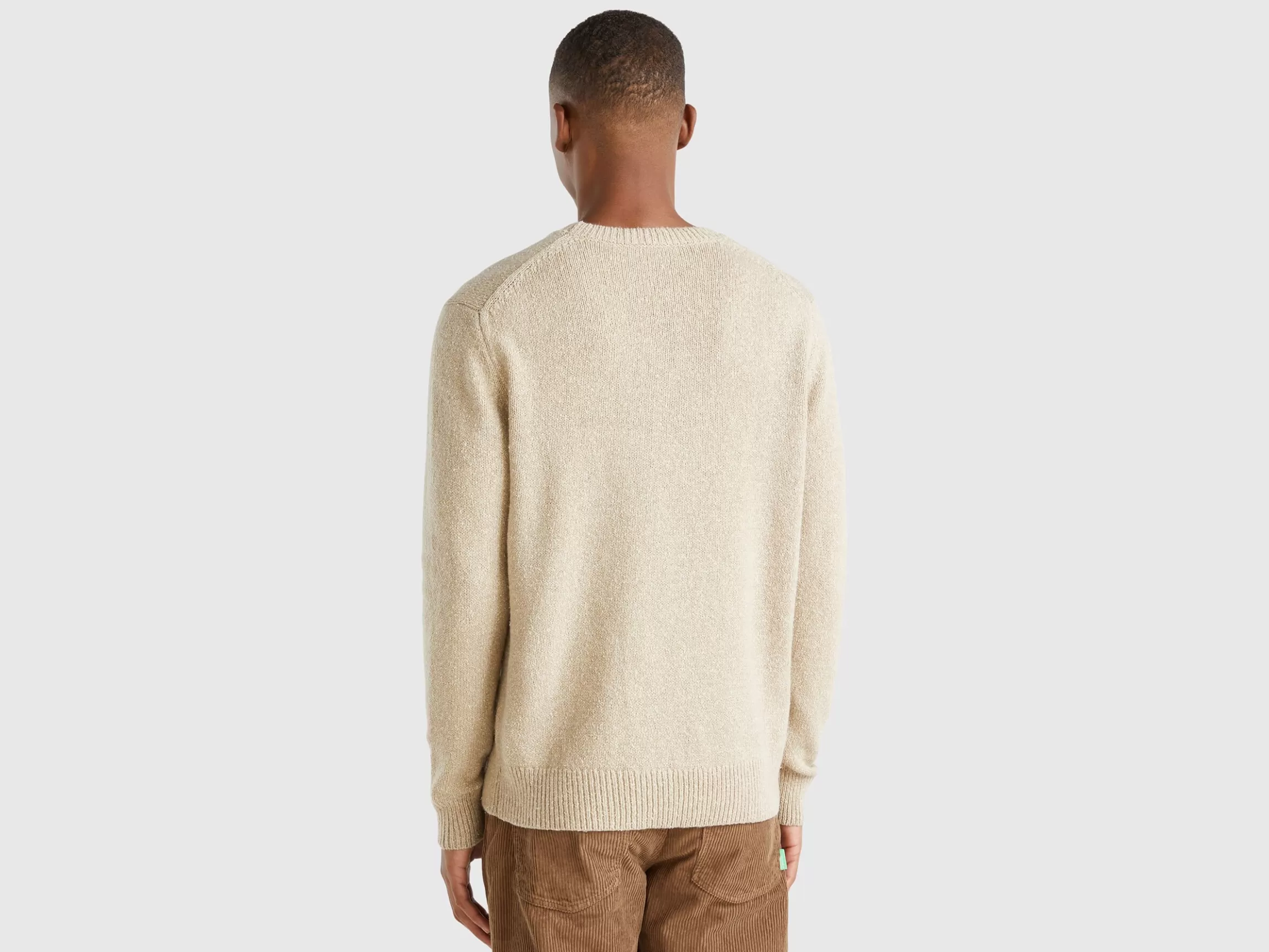 United Colors of Benetton Sweater in wool and silk blend