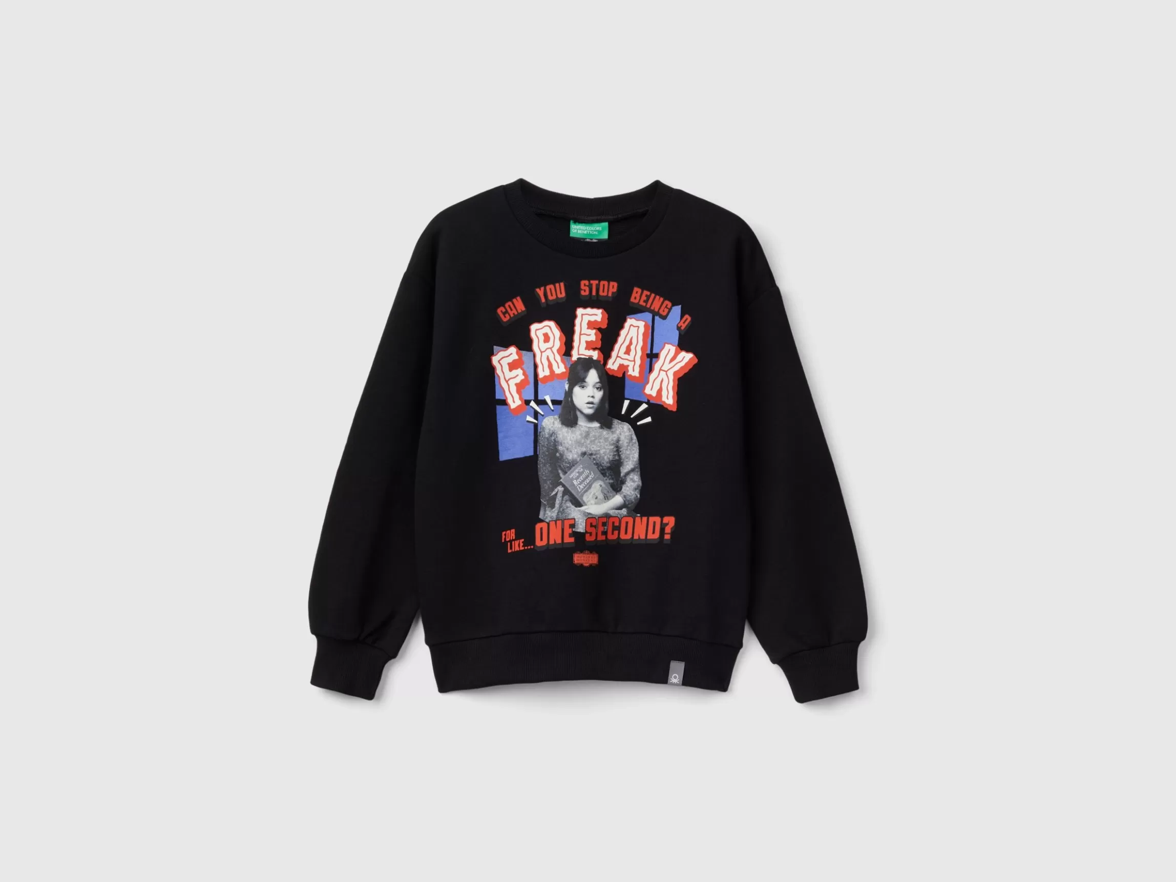 United Colors of Benetton Sweater with Beetlejuice™ photographic print