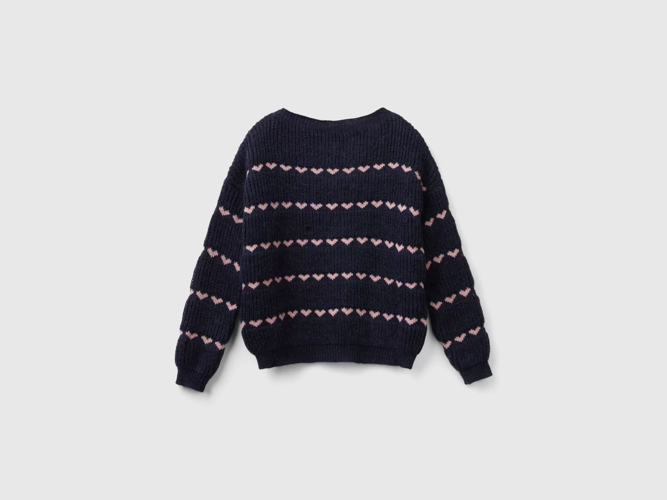 United Colors of Benetton Sweater with heart inlay