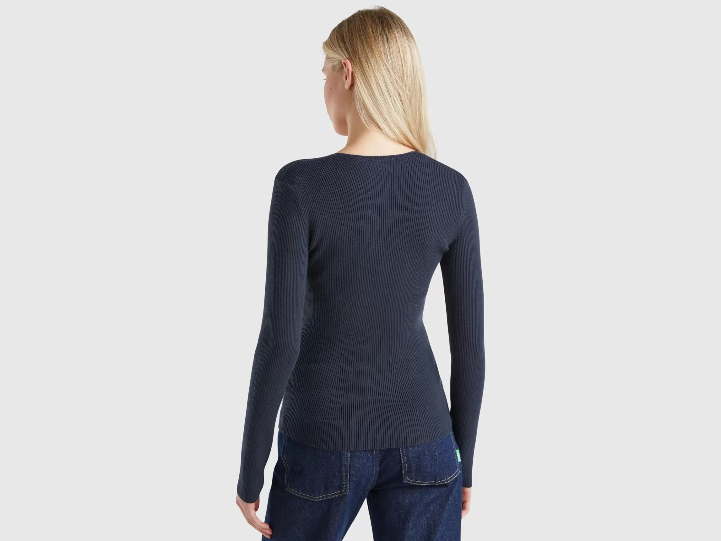 United Colors of Benetton Sweater with sweetheart neck