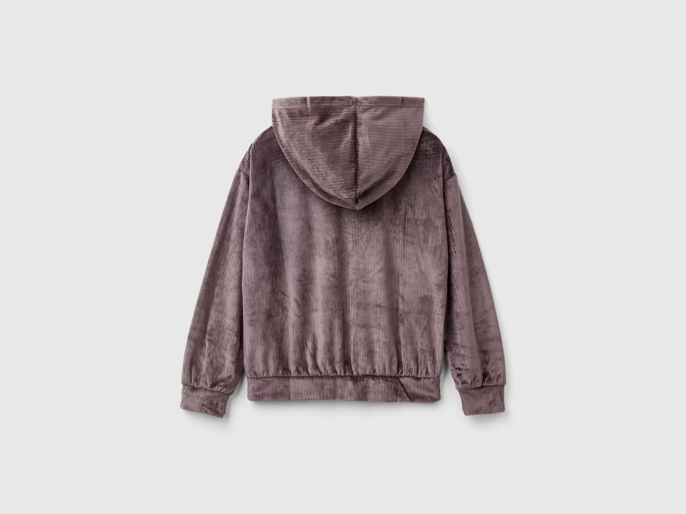 United Colors of Benetton Sweatshirt in chenille with hood