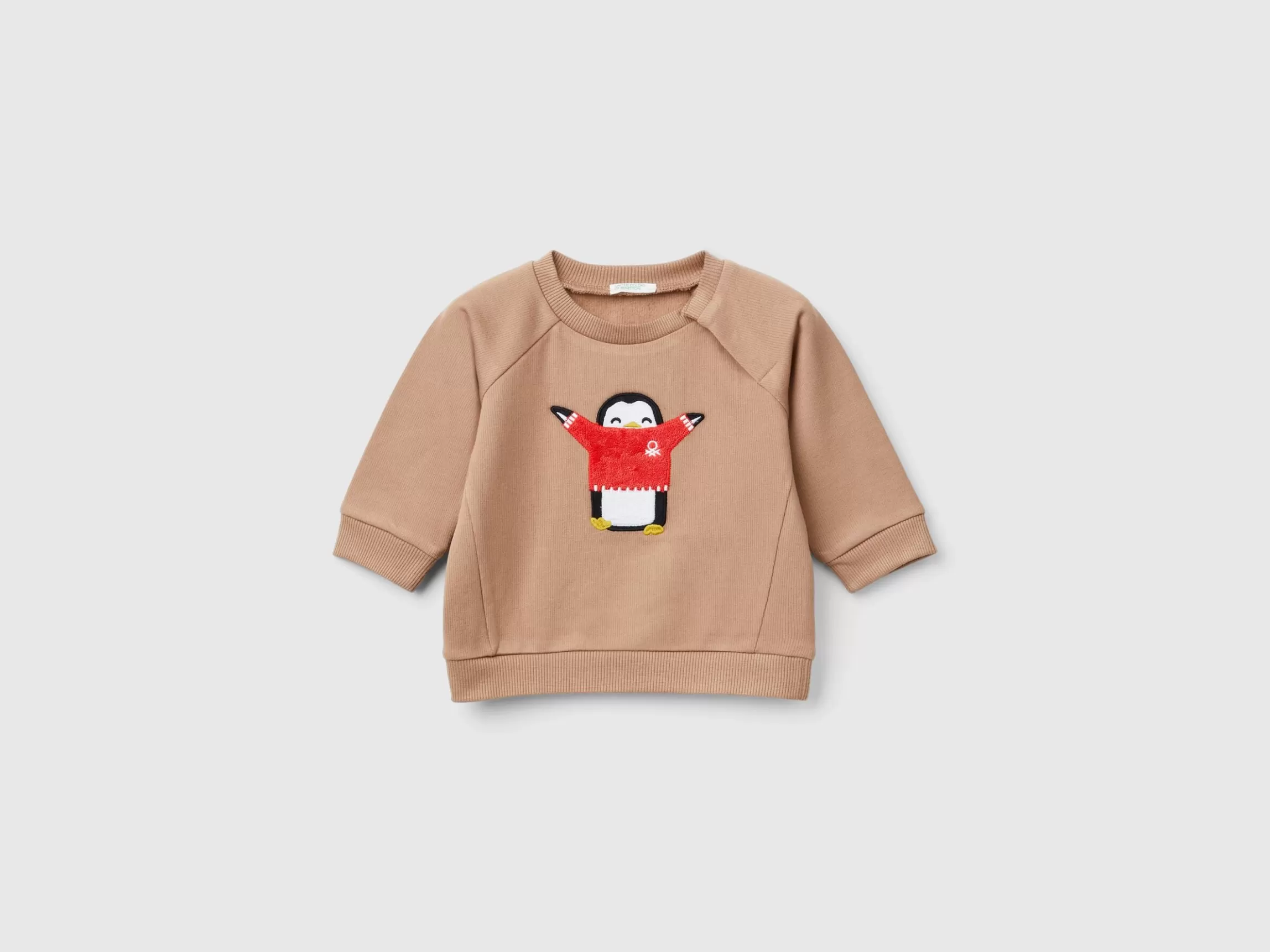 United Colors of Benetton Sweatshirt with animal embroidery