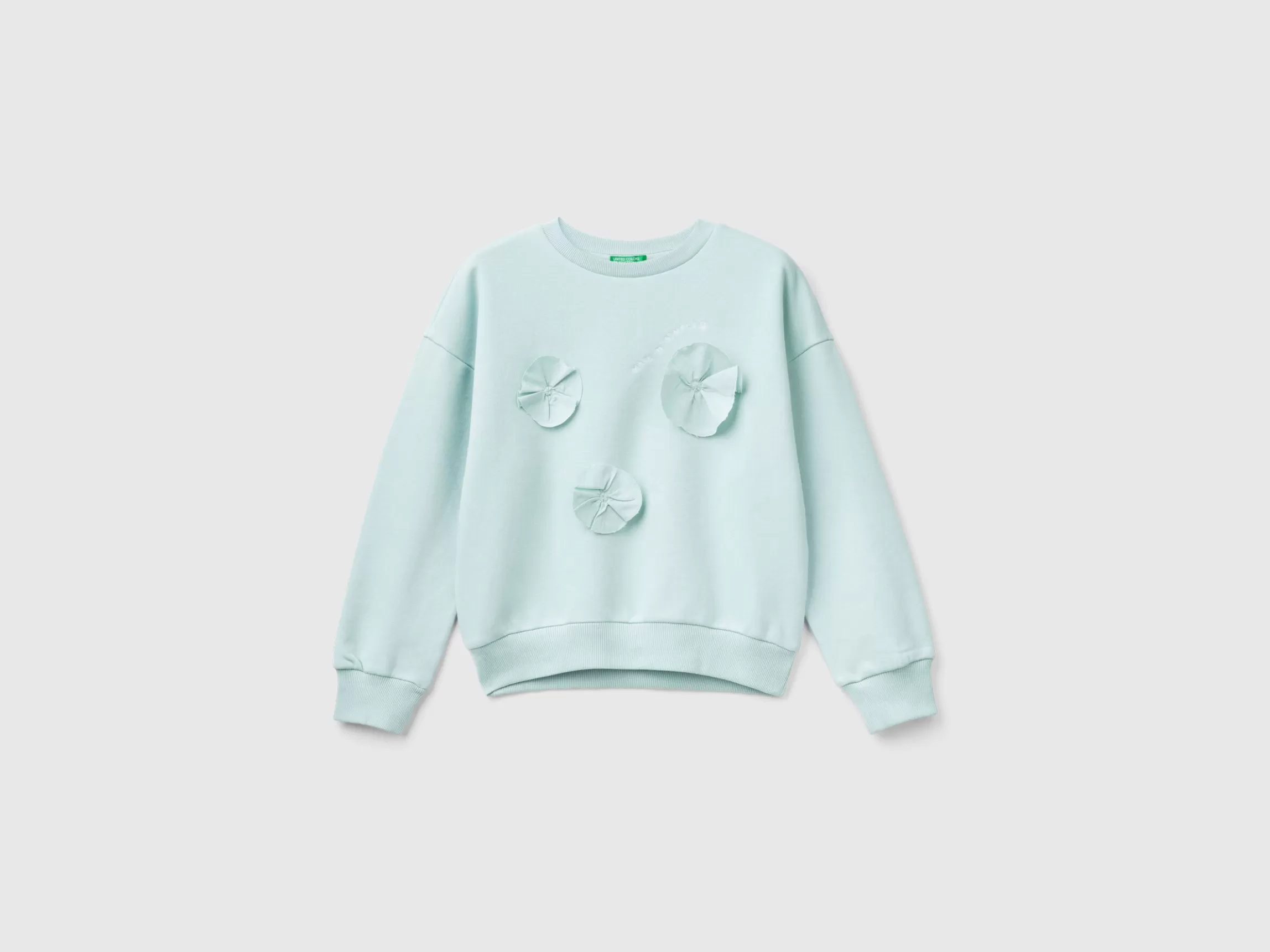 United Colors of Benetton Sweatshirt with embroidery and applique