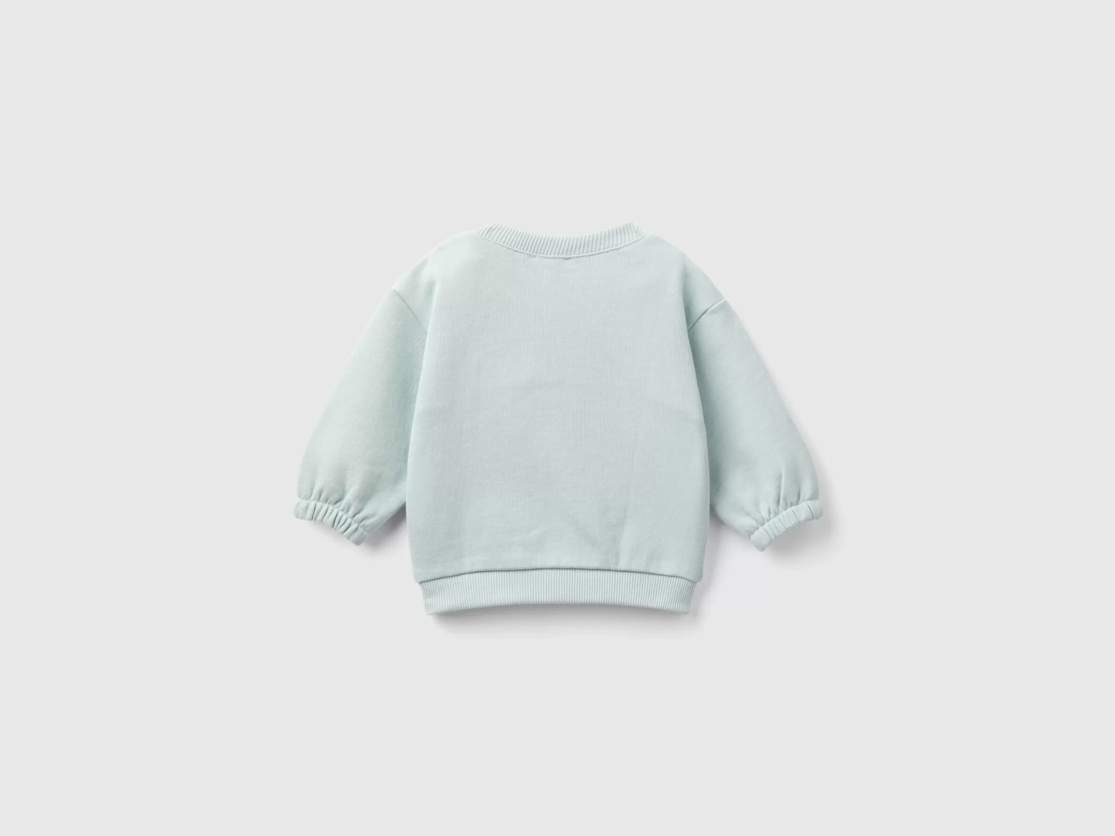 United Colors of Benetton Sweatshirt with embroidery and patches in organic cotton