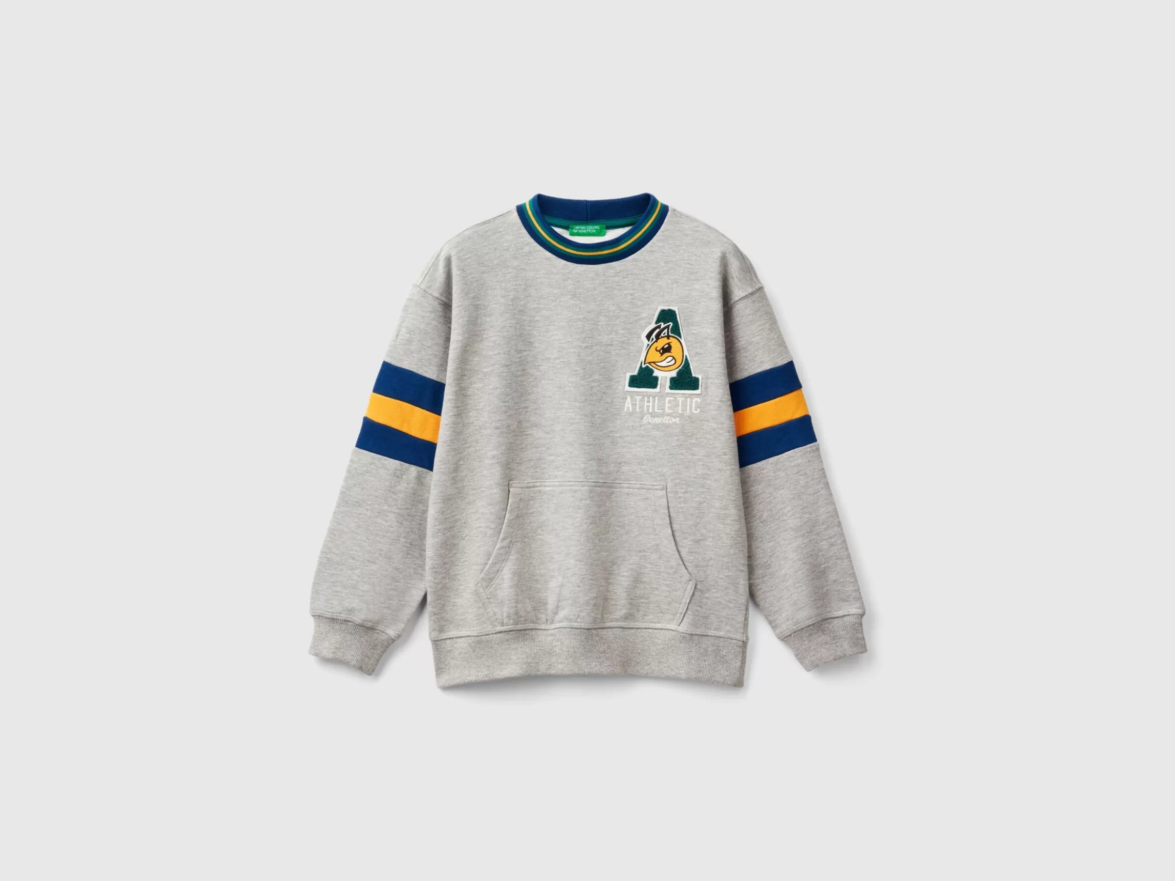 United Colors of Benetton Sweatshirt with embroidery in cotton blend