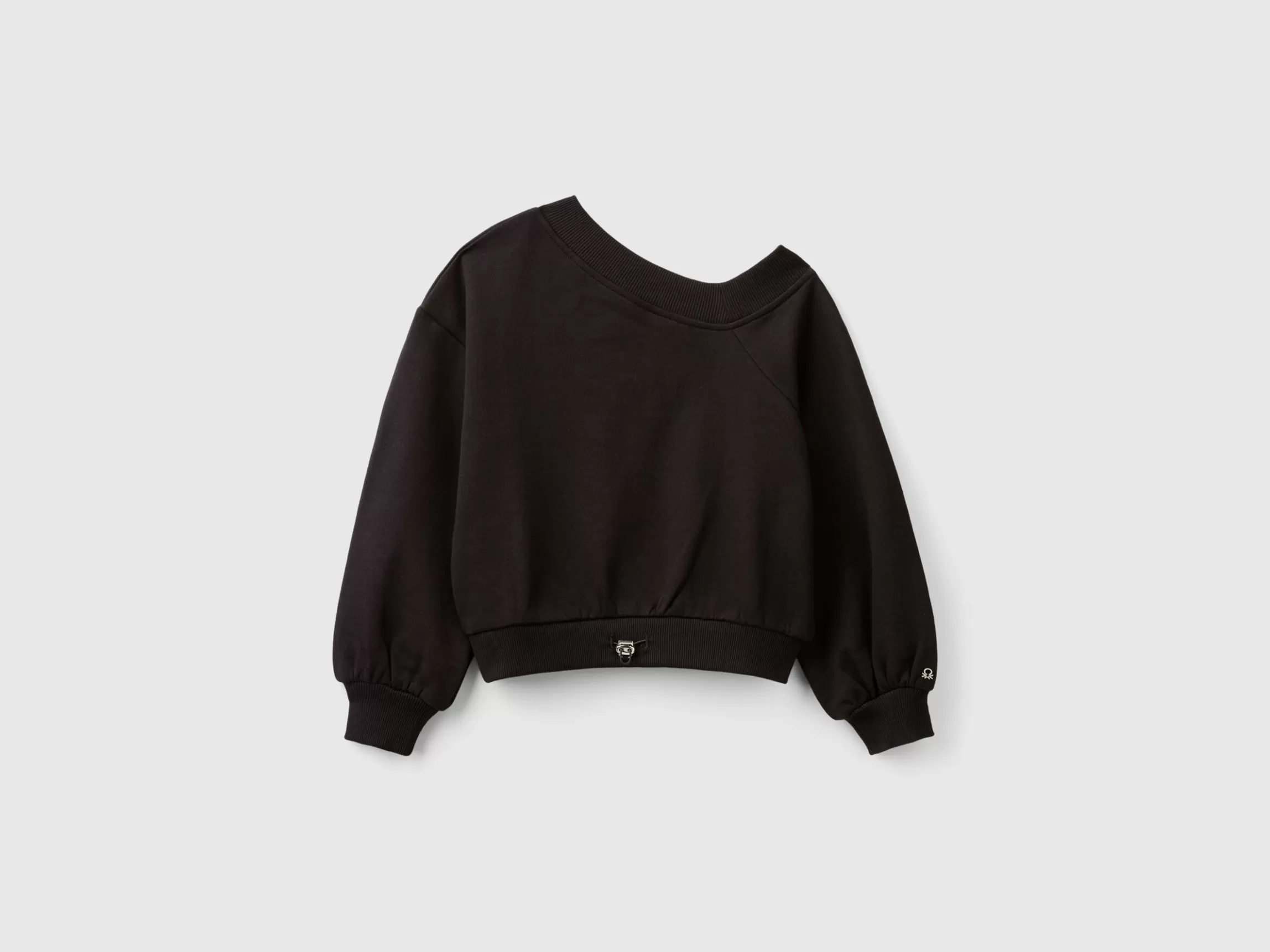 United Colors of Benetton Sweatshirt with uneven neckline