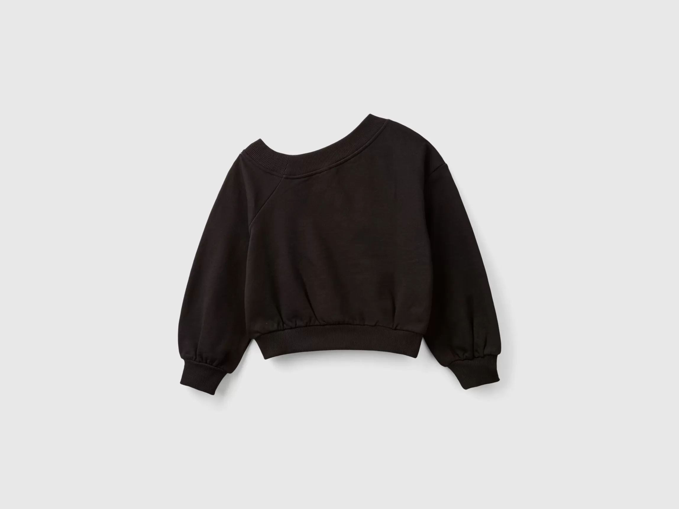 United Colors of Benetton Sweatshirt with uneven neckline