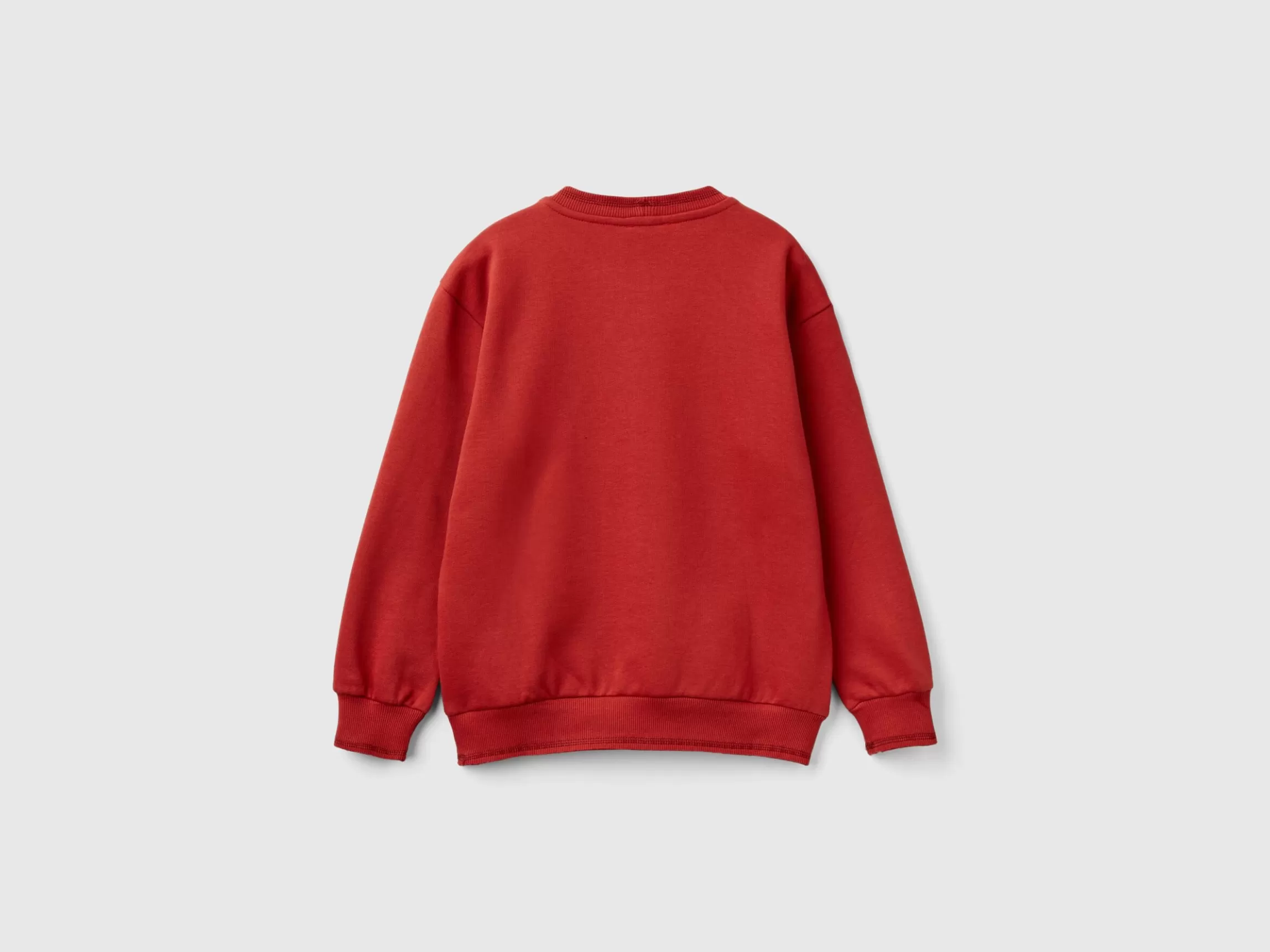 United Colors of Benetton Sweatshirt with velvet effect print