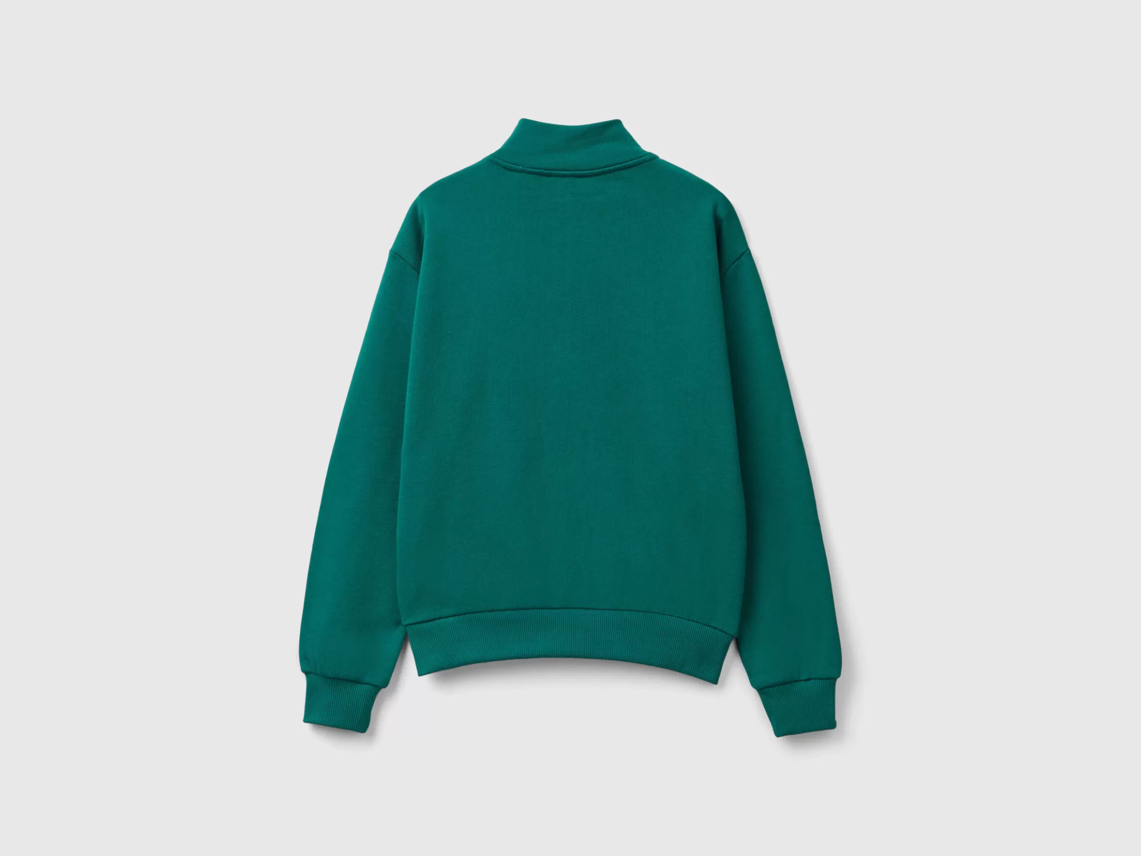 United Colors of Benetton Sweatshirt with zip and collar