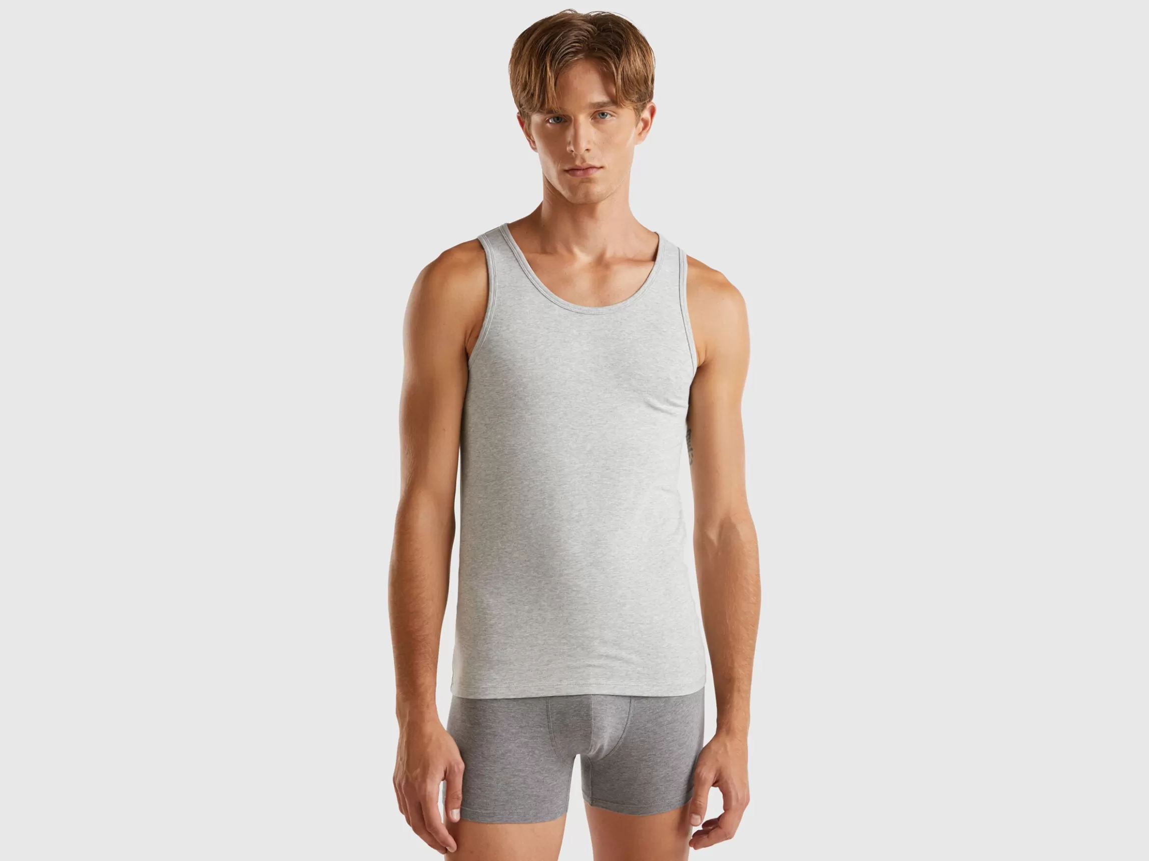 United Colors of Benetton Tank top in organic stretch cotton