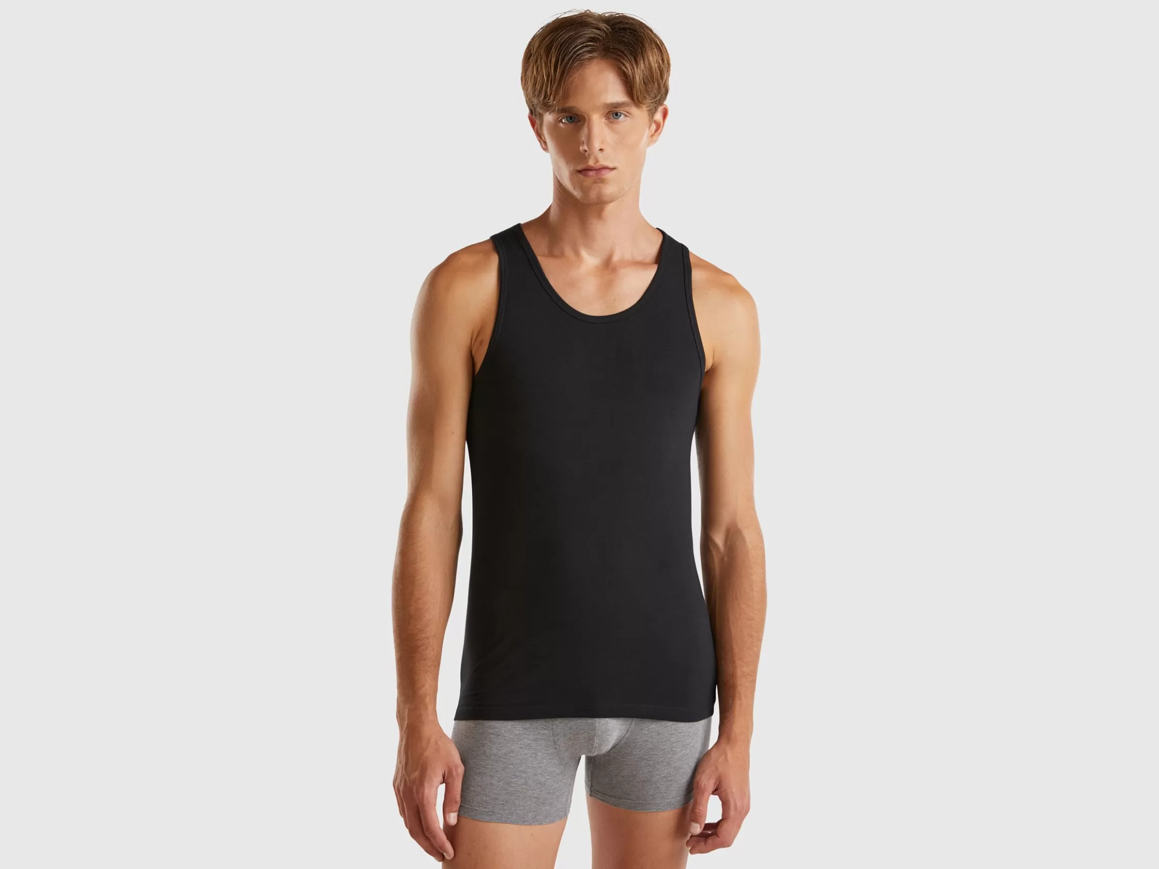 United Colors of Benetton Tank top in organic stretch cotton