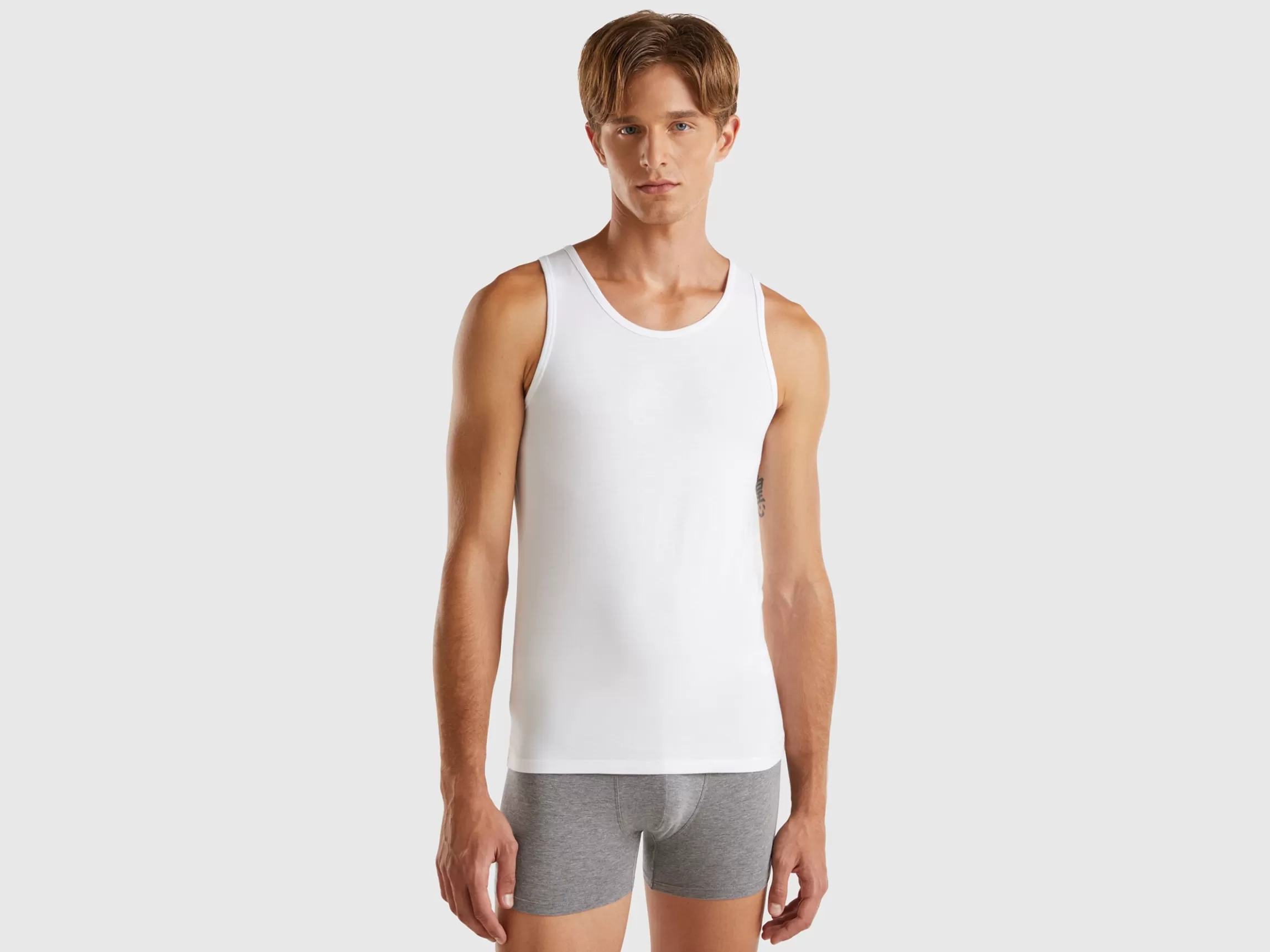 United Colors of Benetton Tank top in organic stretch cotton