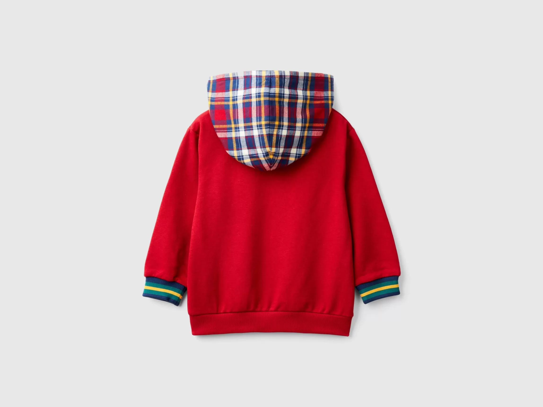 United Colors of Benetton Tartan hoodie