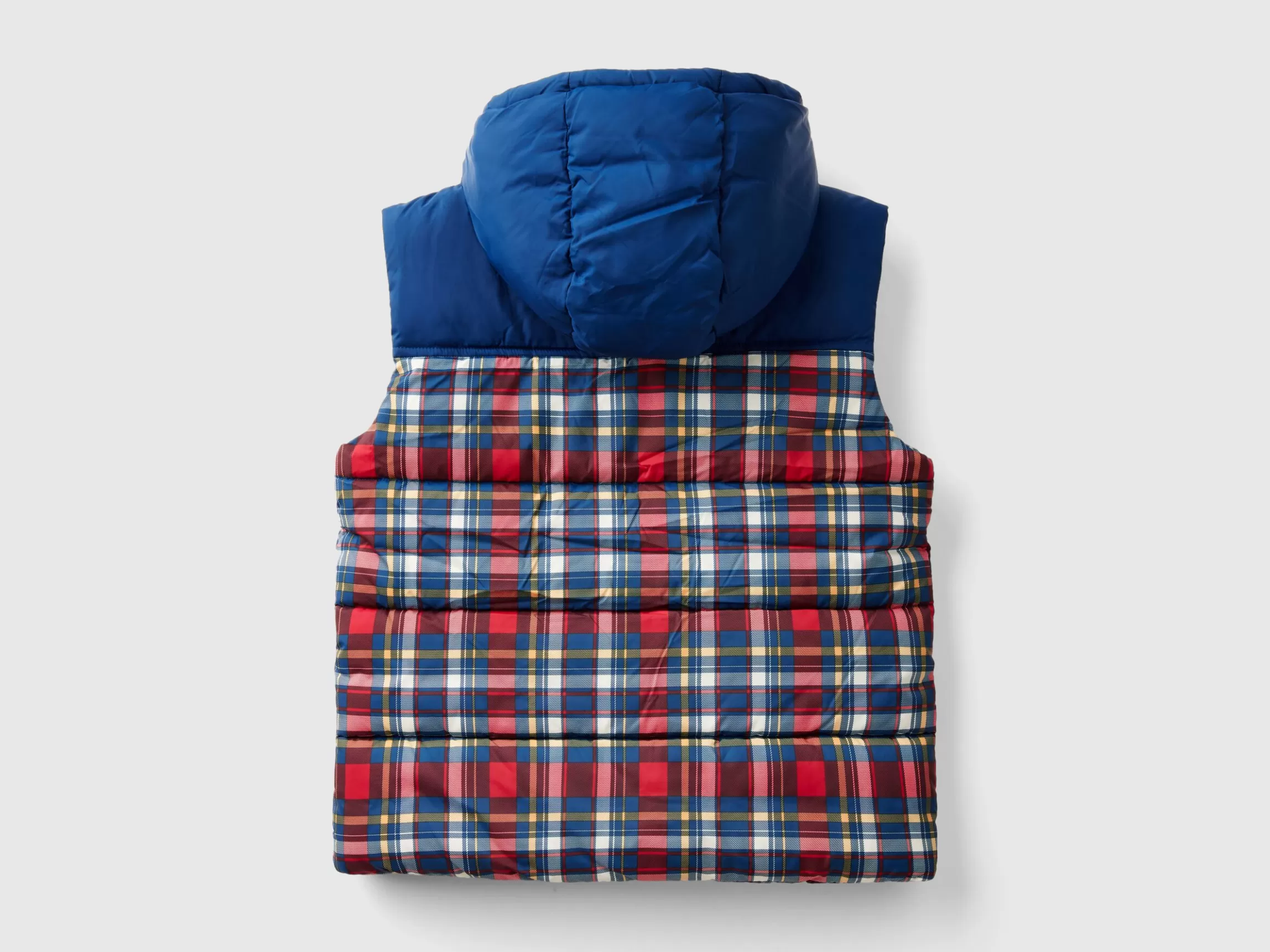 United Colors of Benetton Tartan padded vest