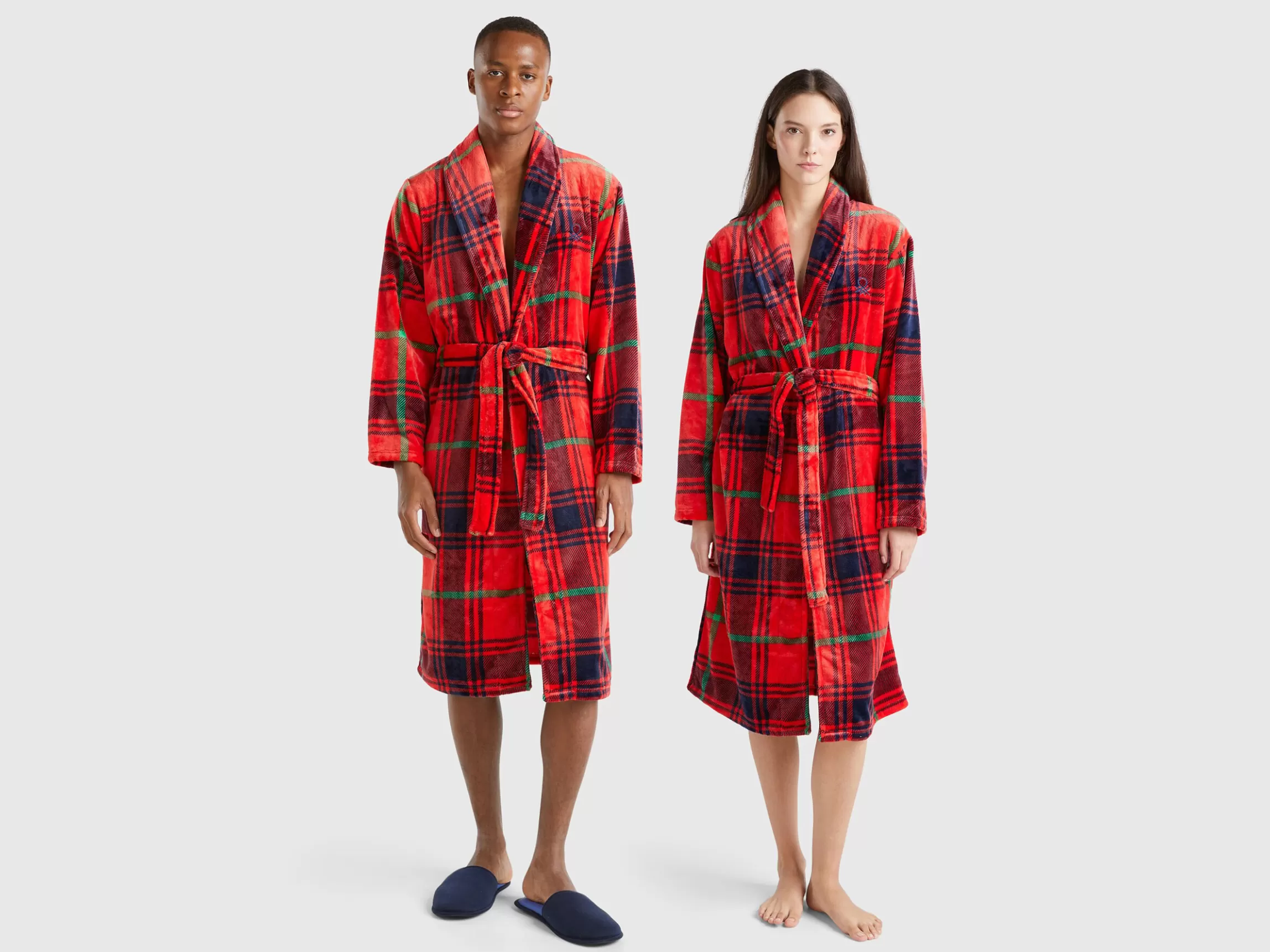 United Colors of Benetton Tartan robe