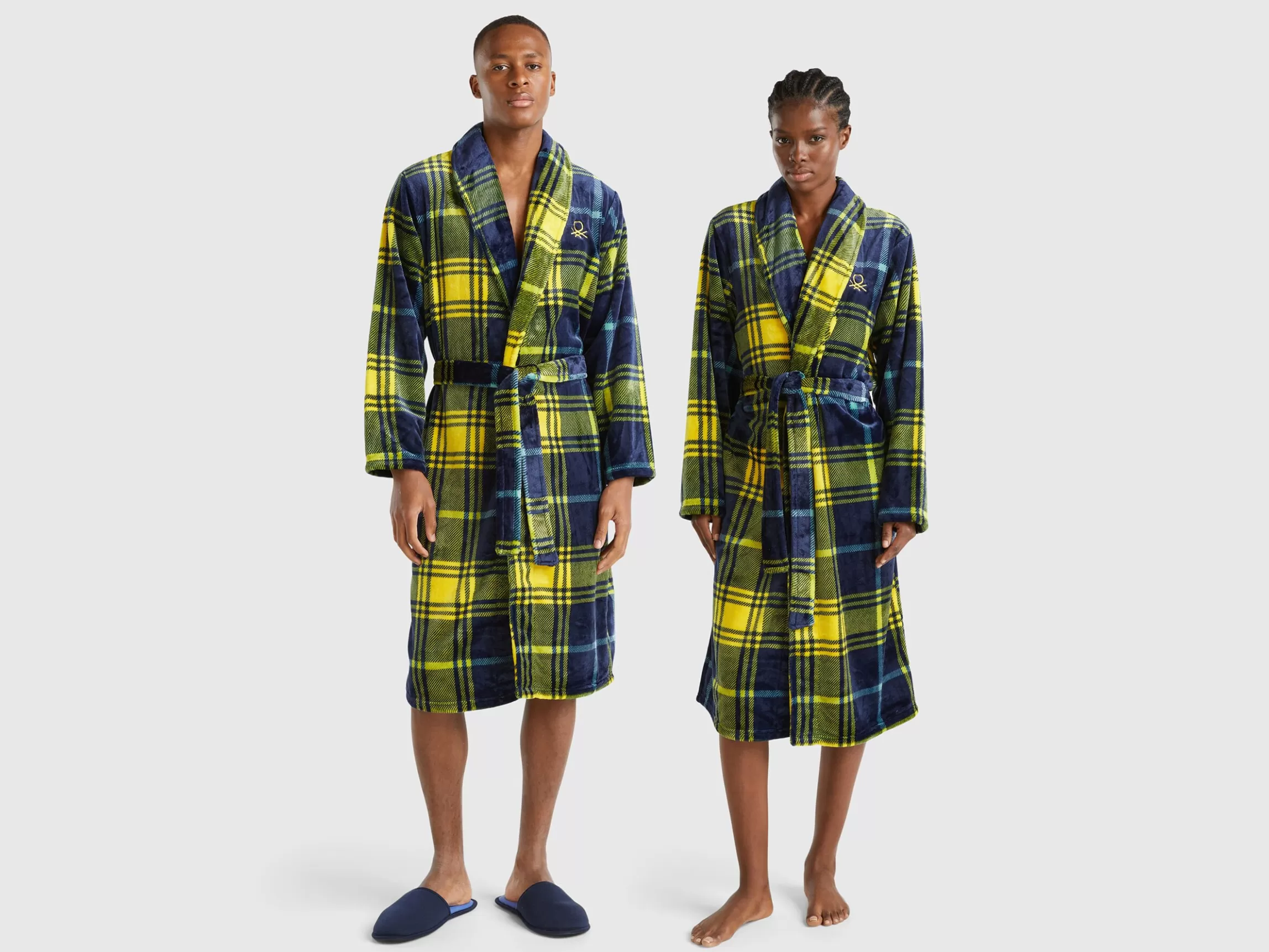 United Colors of Benetton Tartan robe